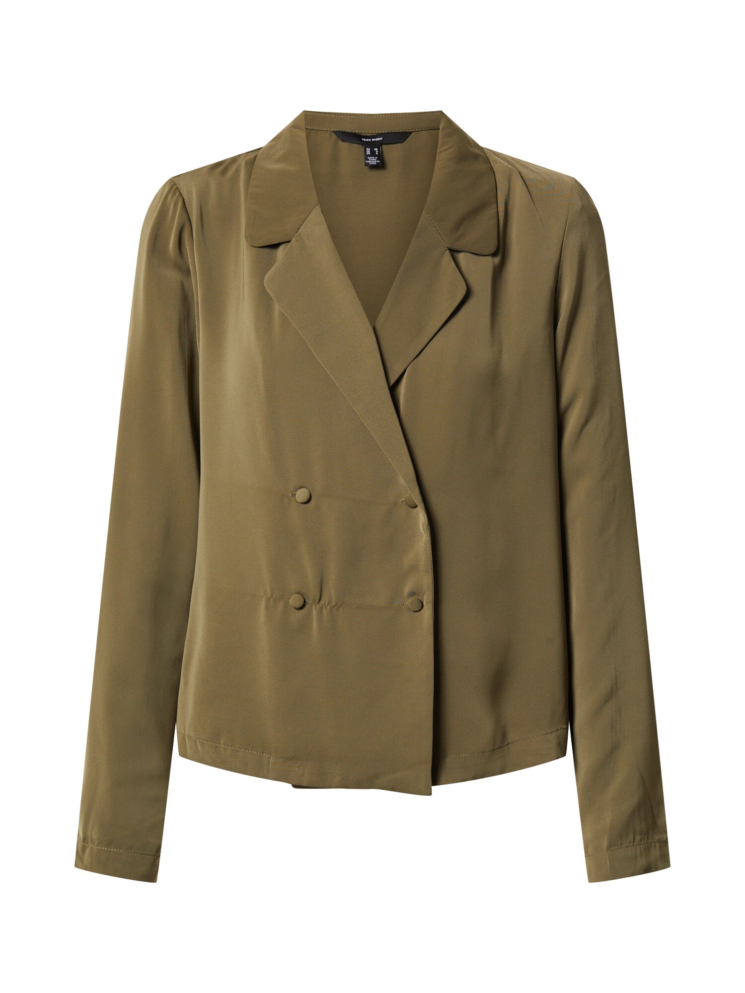 VERO MODA Blazer švarkas 'VMKARINA'  rusvai žalia