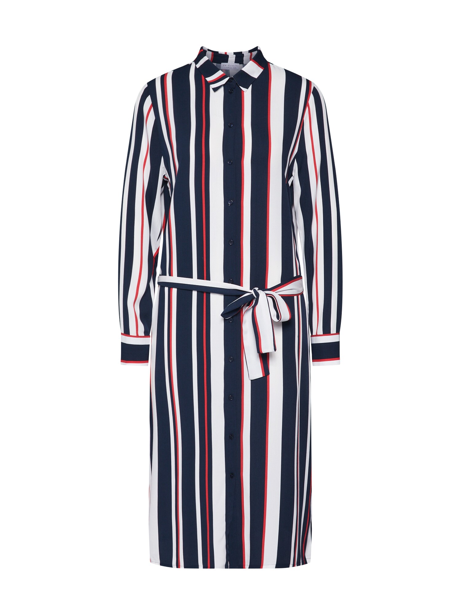 Redraft Dames Blousejurk Navy Rood Wit redraft kopen in de aanbieding