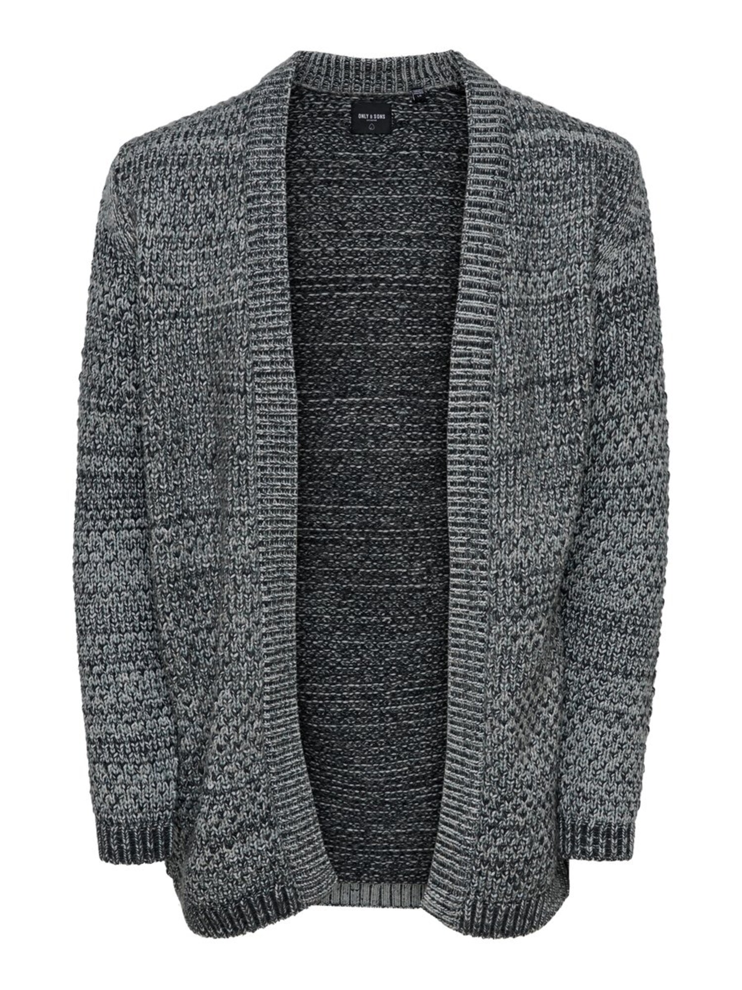 Only Sons Heren Gebreid Vest Donkergrijs only sons kopen in de aanbieding