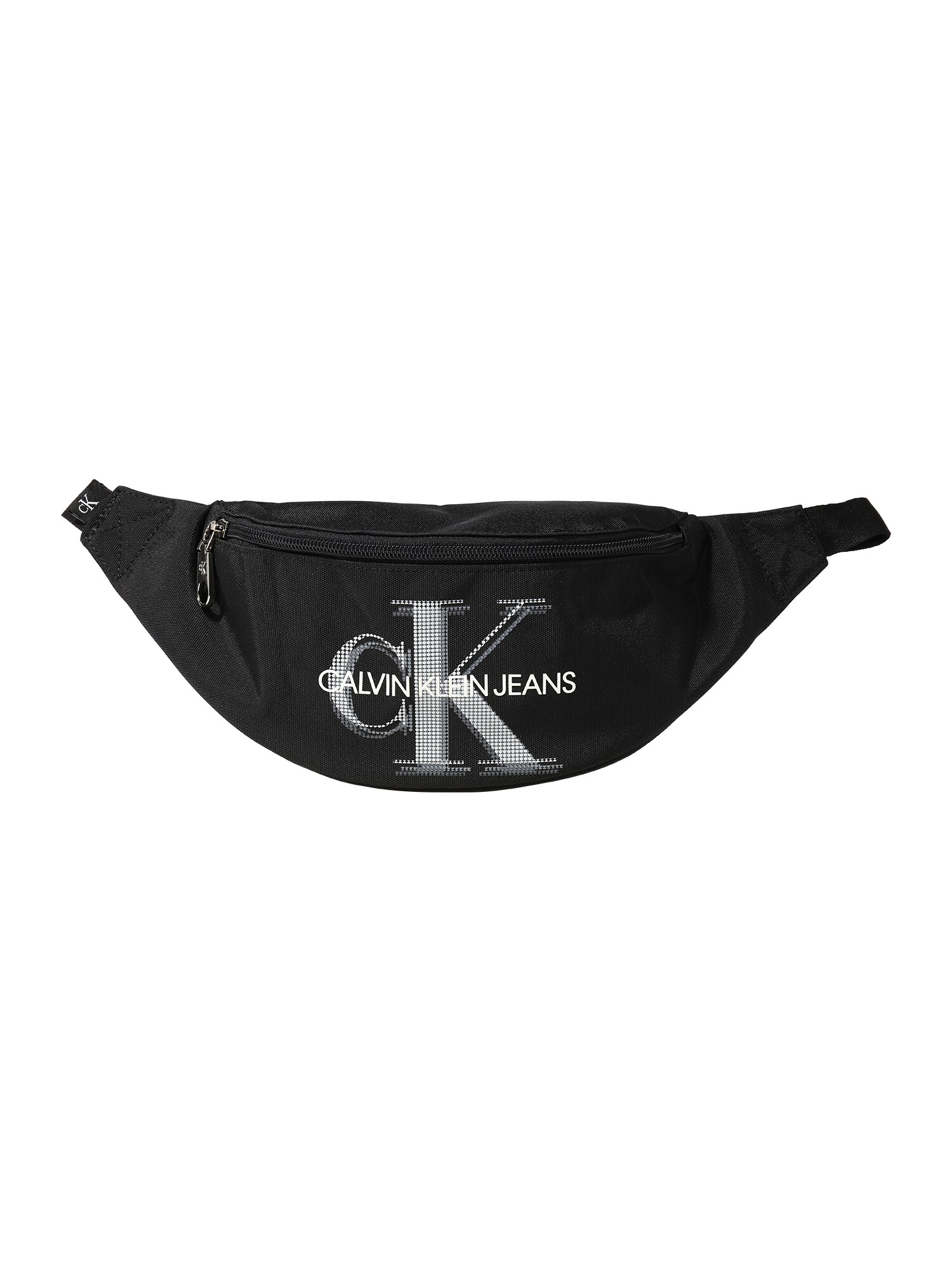 Calvin Klein Jeans Rankinė ant juosmens 'Pixel'  juoda / balta