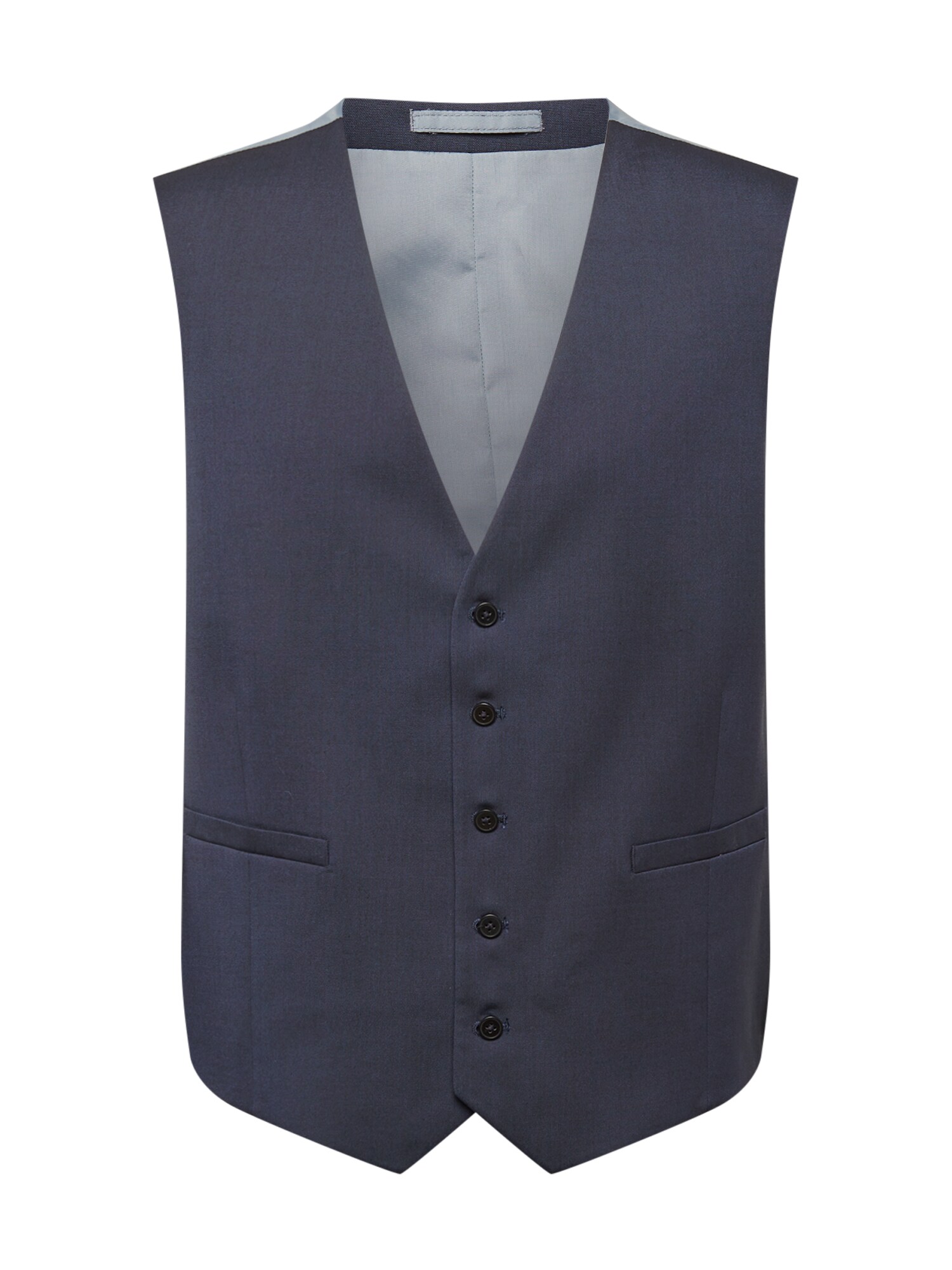 BURTON MENSWEAR LONDON Kostiuminė liemenė 'Essential'  melsvai pilka / tamsiai mėlyna