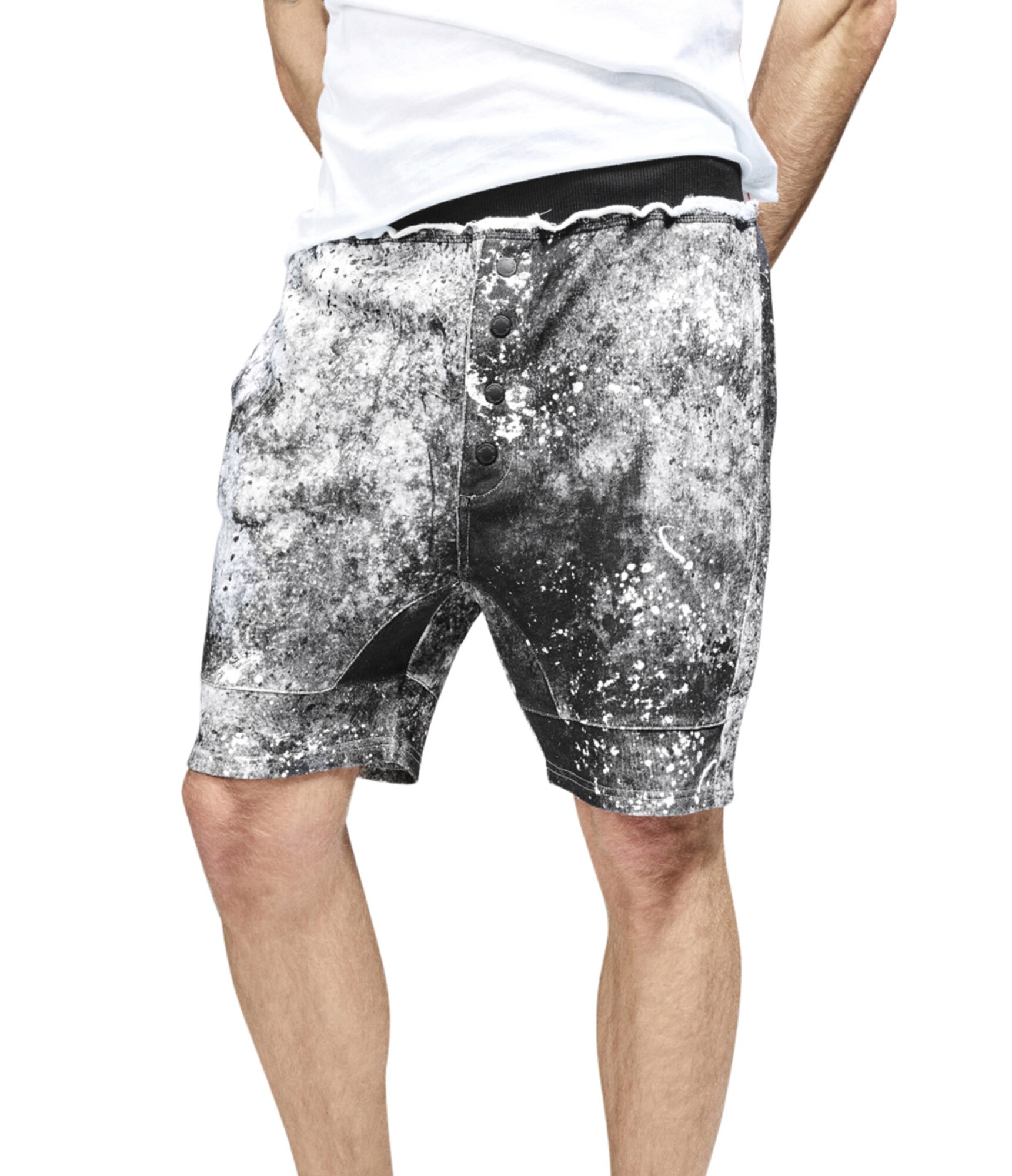 Trueprodigy Heren Broek Rico Zwart Wit trueprodigy kopen in de aanbieding