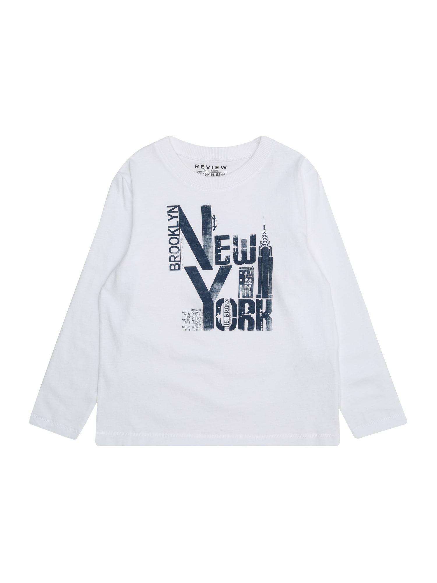 Review For Kids Jongens Shirt Wit review for kids kopen in de aanbieding