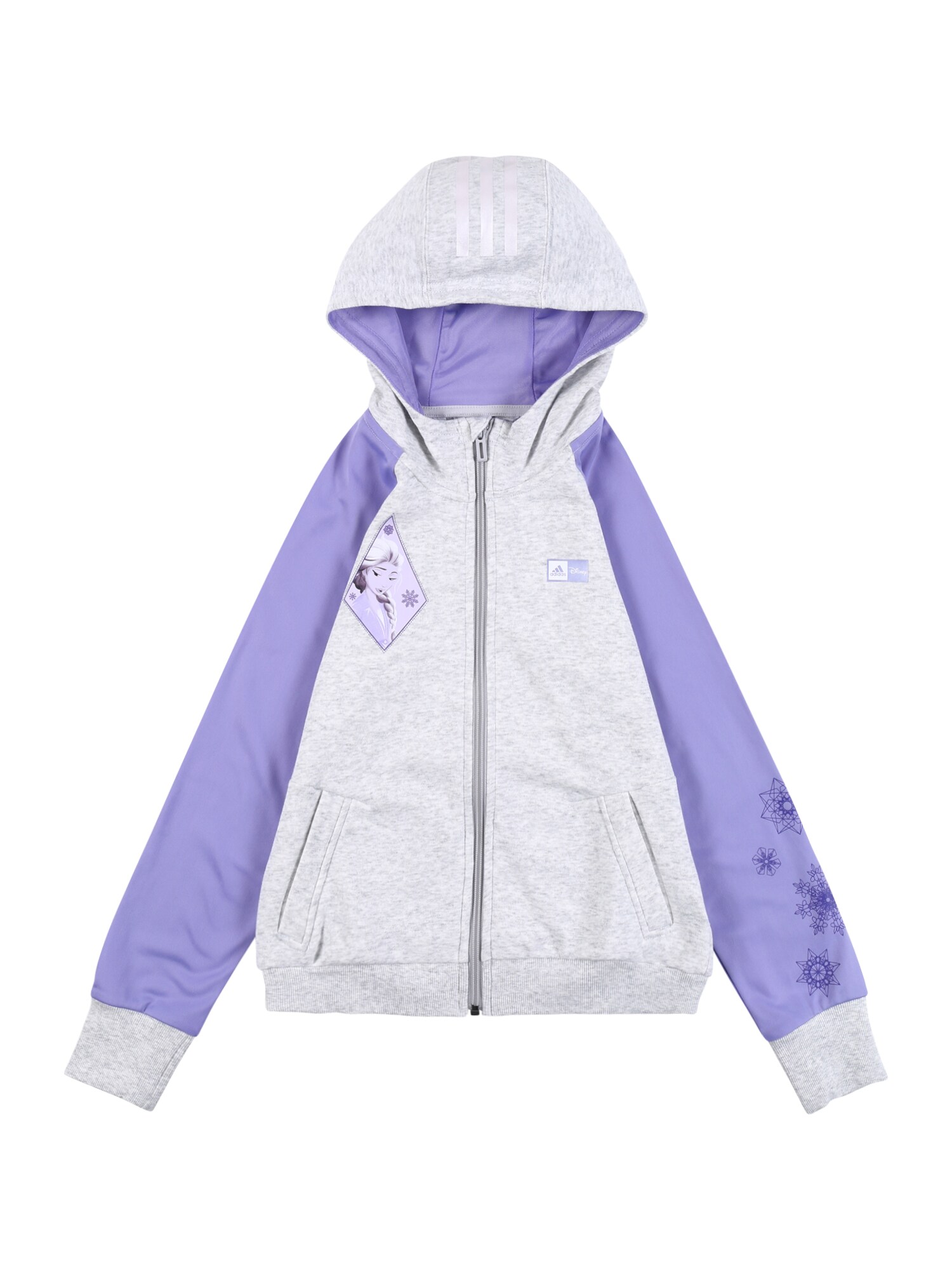 ADIDAS PERFORMANCE Sportinis džemperis 'Frozen'  purpurinė / margai pilka