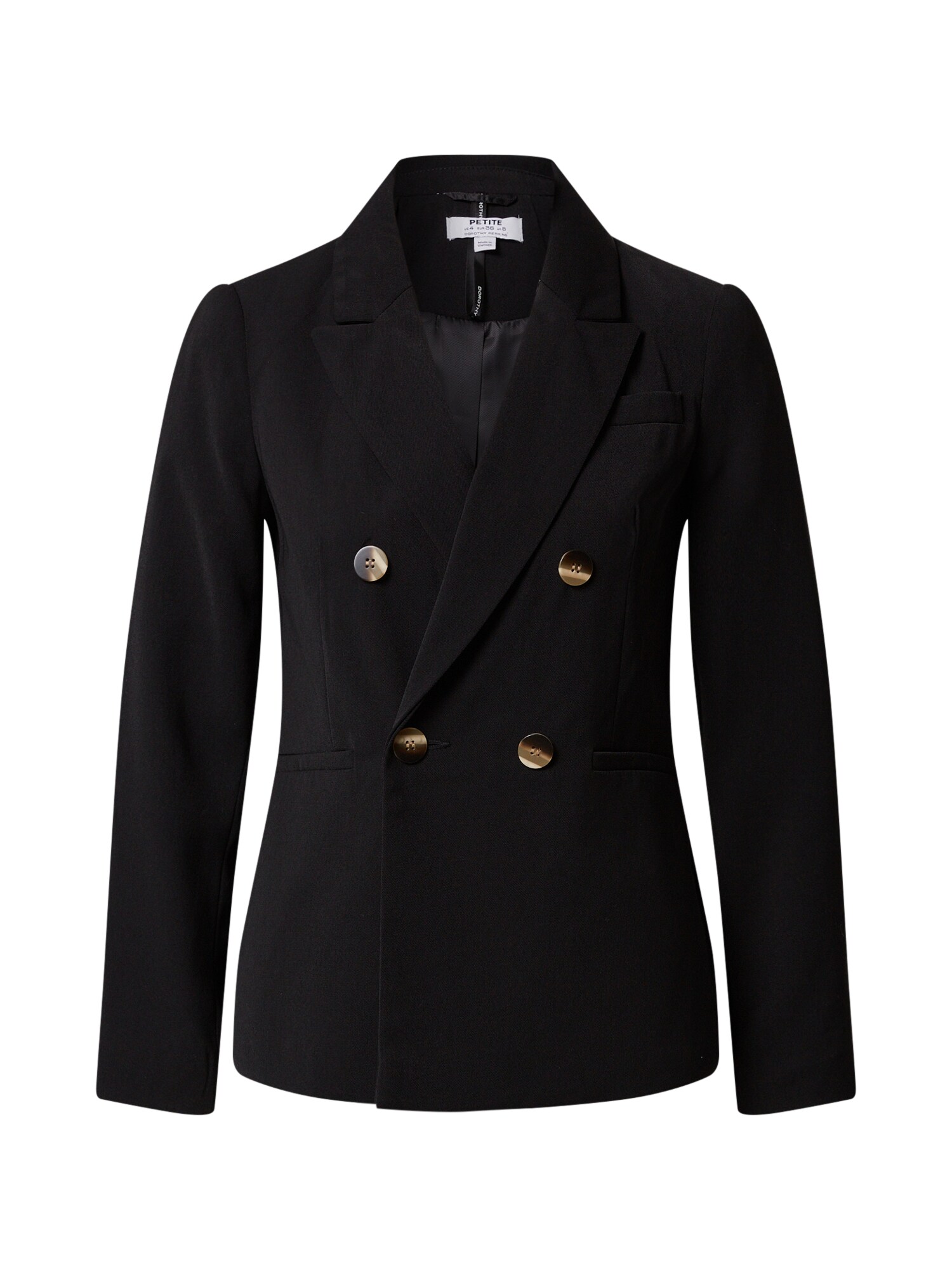 Dorothy Perkins (Petite) Blazer švarkas 'Petite'  juoda