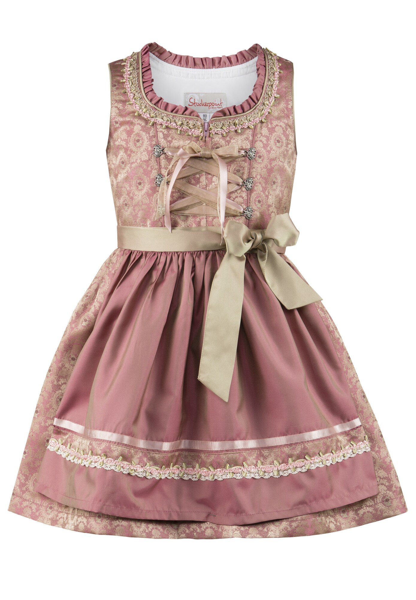 Stockerpoint Meisjes Jurk Anna Sand Oudroze stockerpoint kopen in de aanbieding