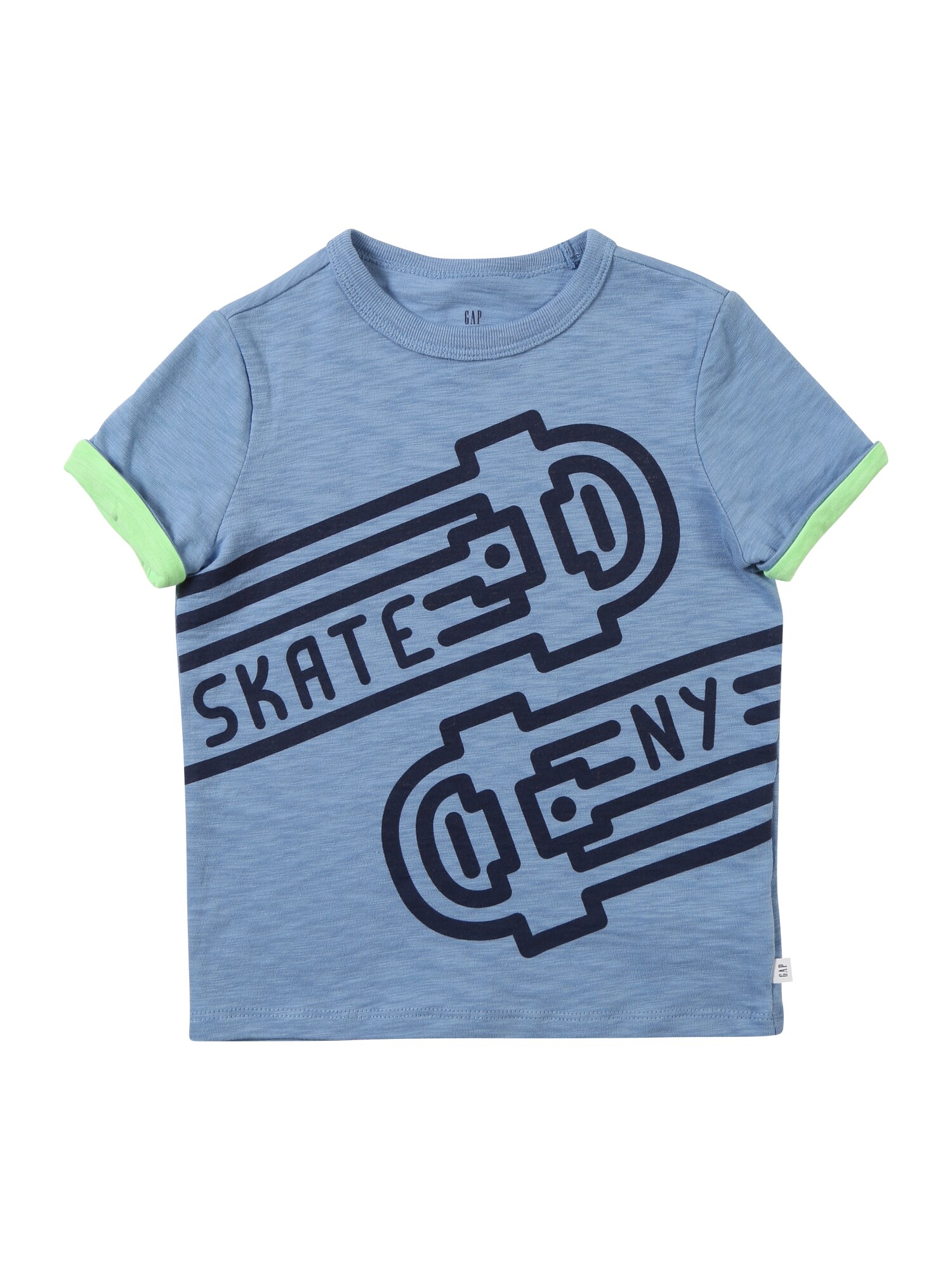 Gap Jongens Shirt Cc Ss Dbl Slv Blauw gap kopen in de aanbieding