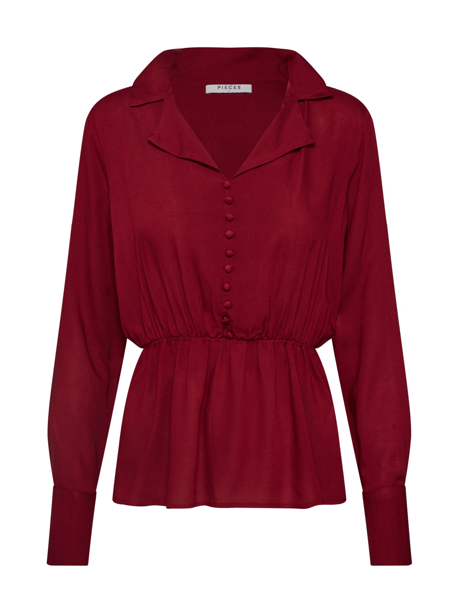 Pieces Dames Blouse Rinna Rood pieces kopen in de aanbieding