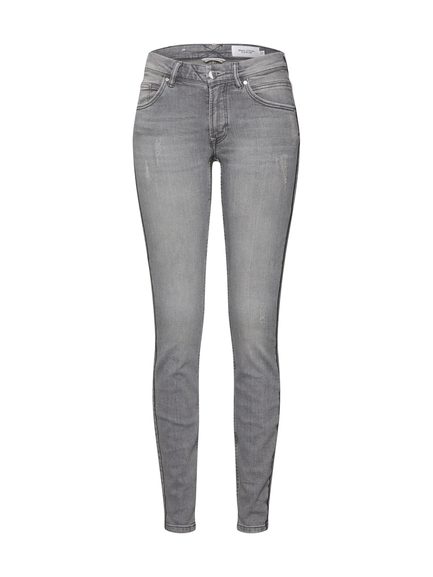 Marc Opolo Denim Dames Jeans Alva Slim Grey marc opolo denim kopen in de aanbieding