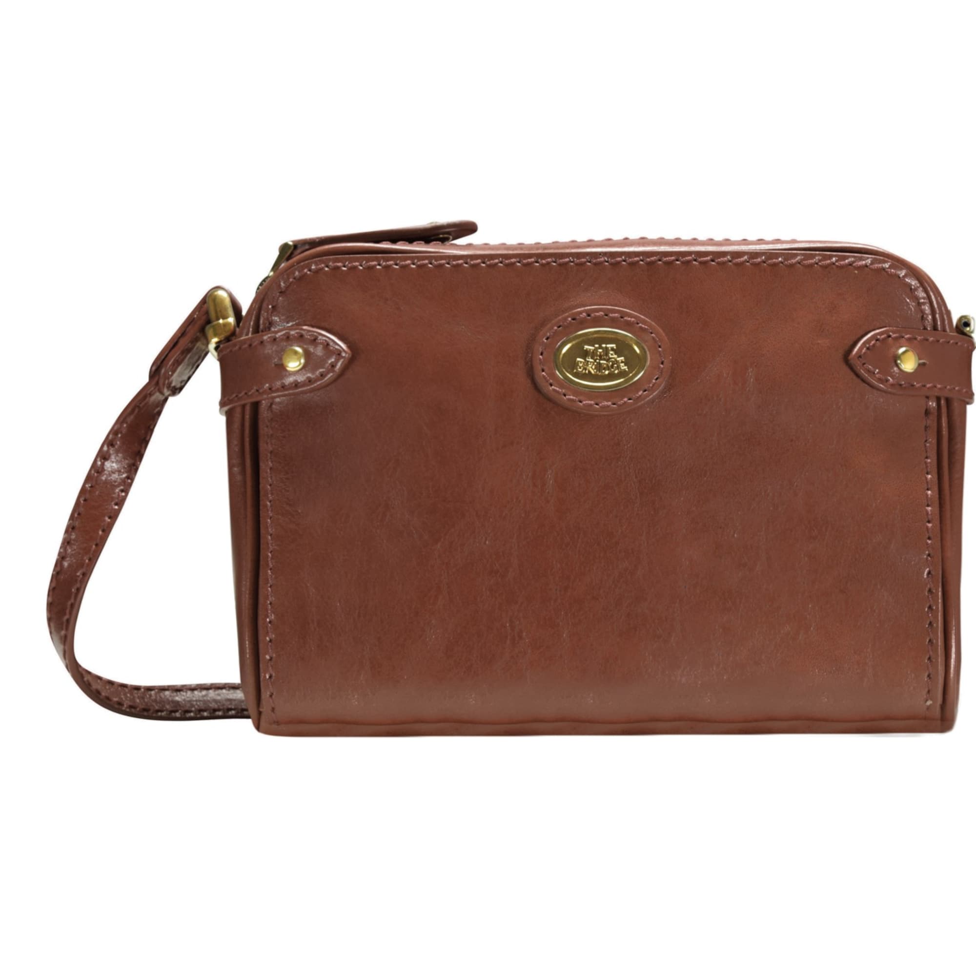 The Bridge Dames Schoudertas Story Donna Sepia the bridge kopen in de aanbieding