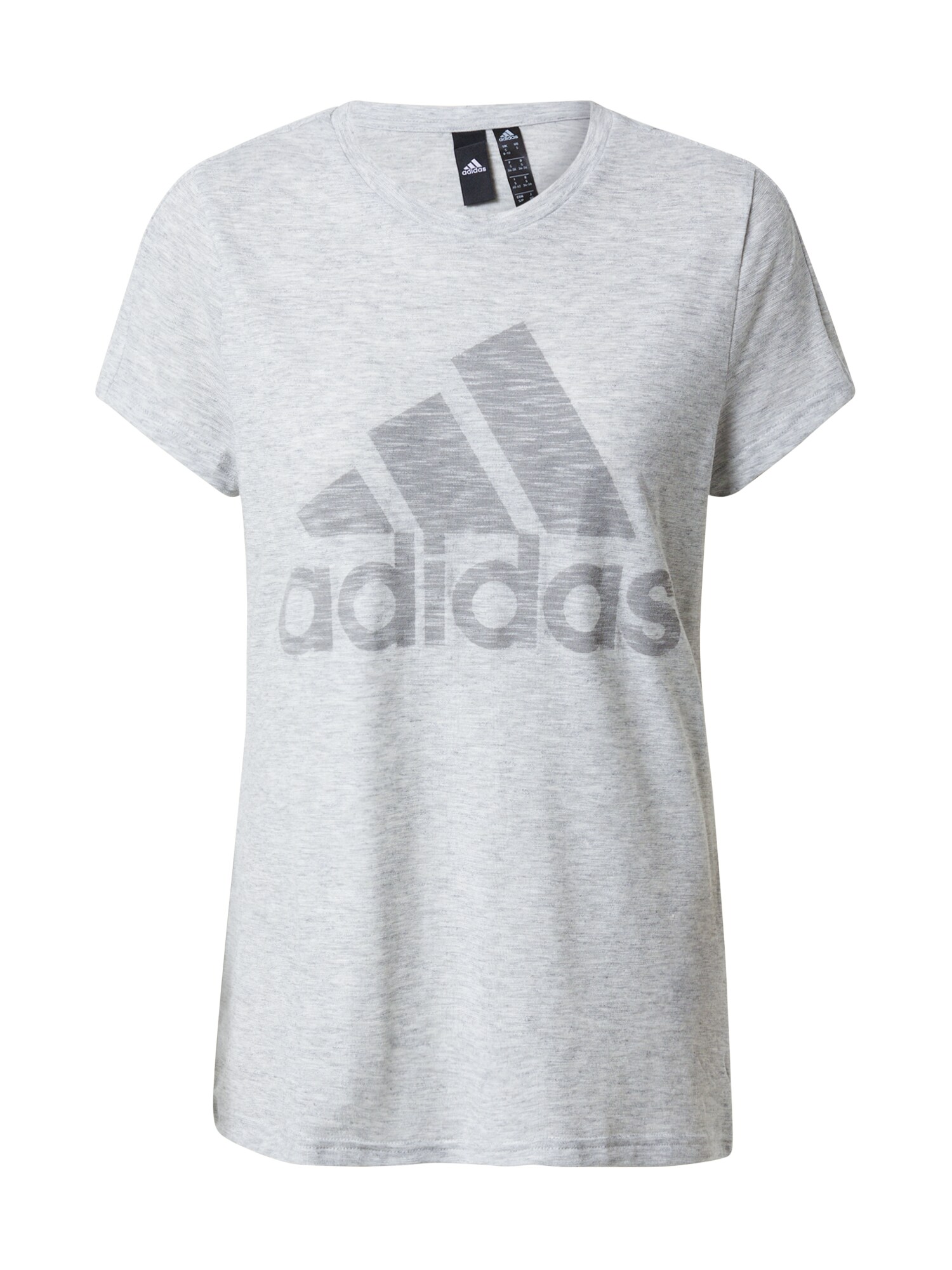 ADIDAS PERFORMANCE Sportiniai marškinėliai  šviesiai pilka