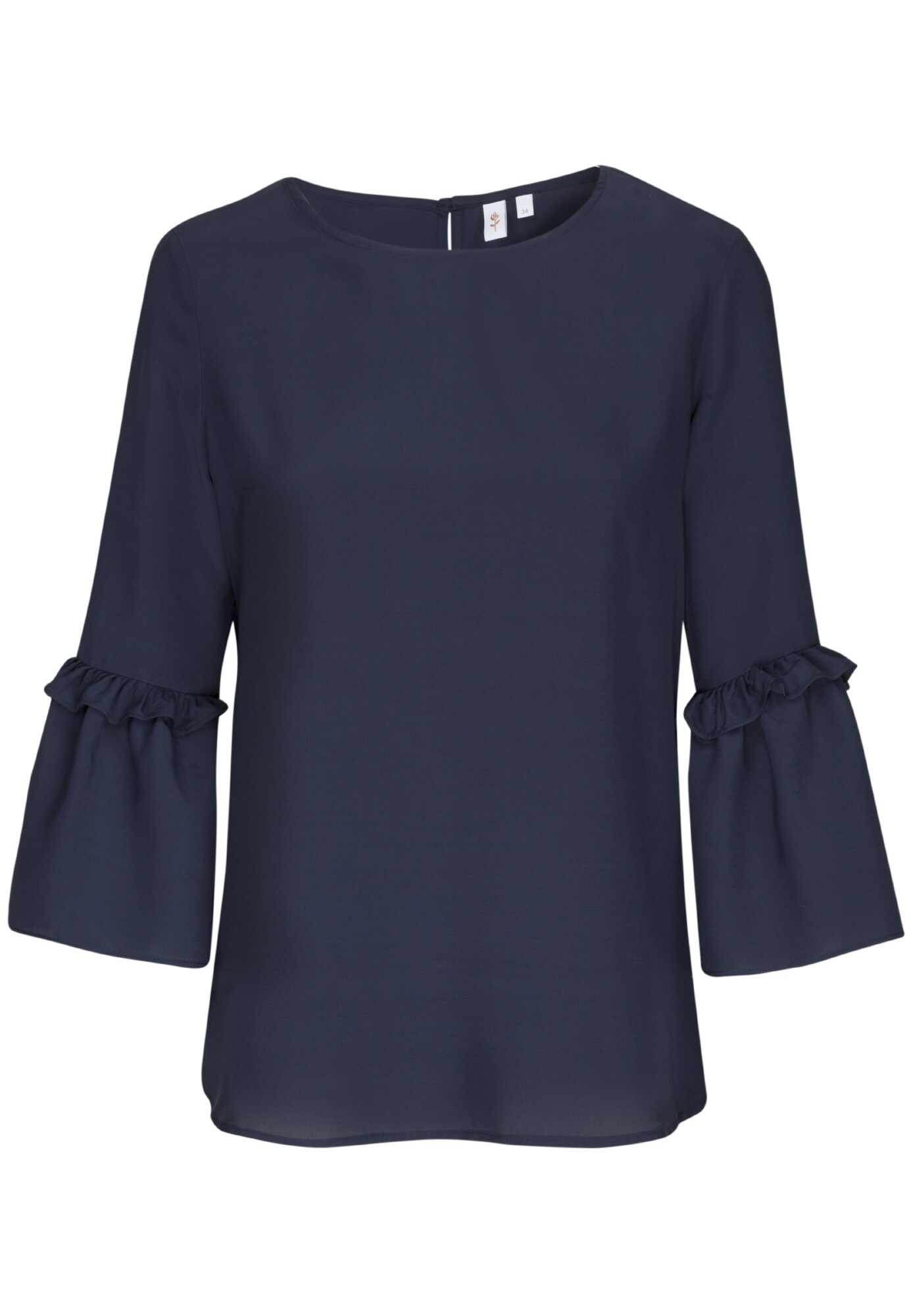 Seidensticker Dames Blouse Schwarze Rose Donkerblauw seidensticker kopen in de aanbieding