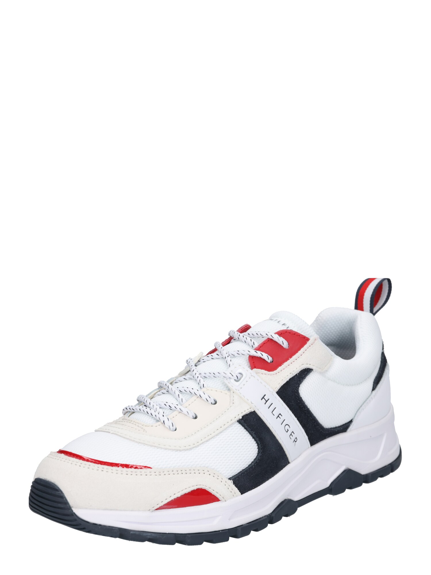Tommy Hilfiger Heren Sneakers Laag Carlo Gemengde Kleuren Wit tommy hilfiger kopen in de aanbieding