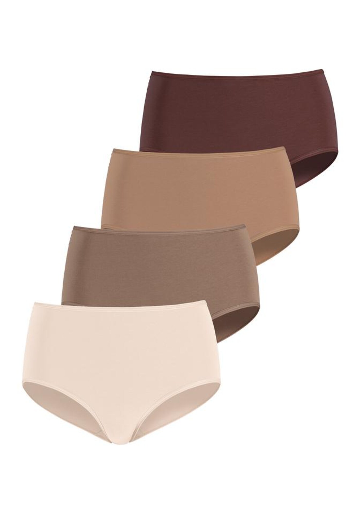 LASCANA Slip  ekrü / csokoládé / brokát / világosbarna akciós termékkép 1