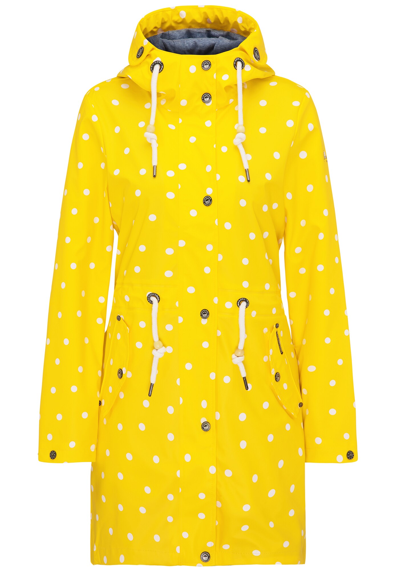 Schmuddelwedda Dames Tussenmantel Geel Wit schmuddelwedda kopen in de aanbieding