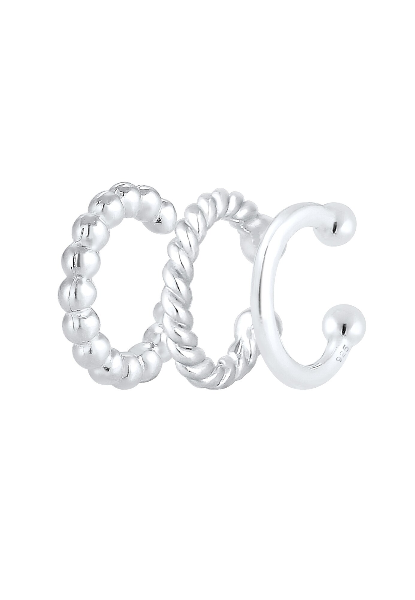 ELLI Cercei Geo  argintiu