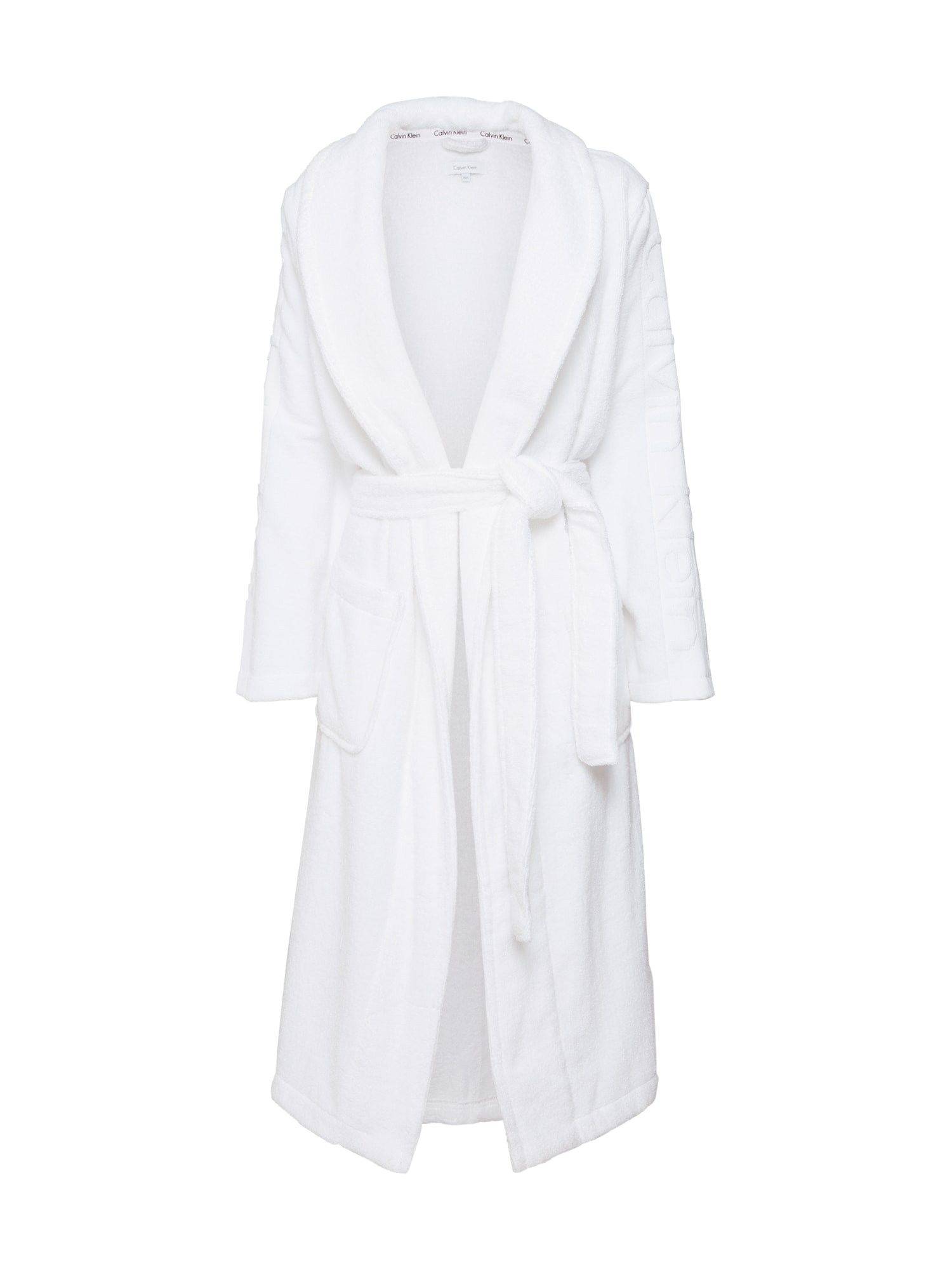 Calvin Klein Underwear Дълъг халат за баня 'Robe'  бяло