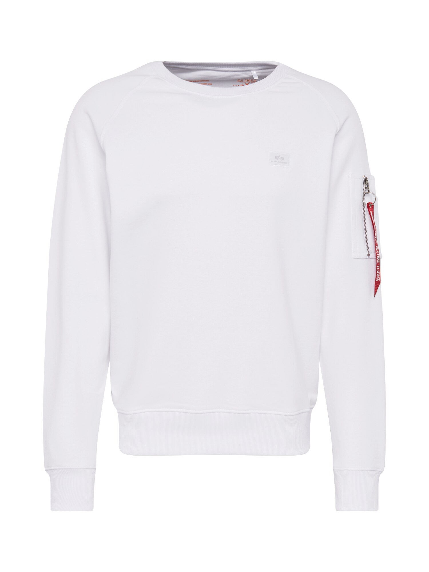 ALPHA INDUSTRIES Megztinis be užsegimo  balta
