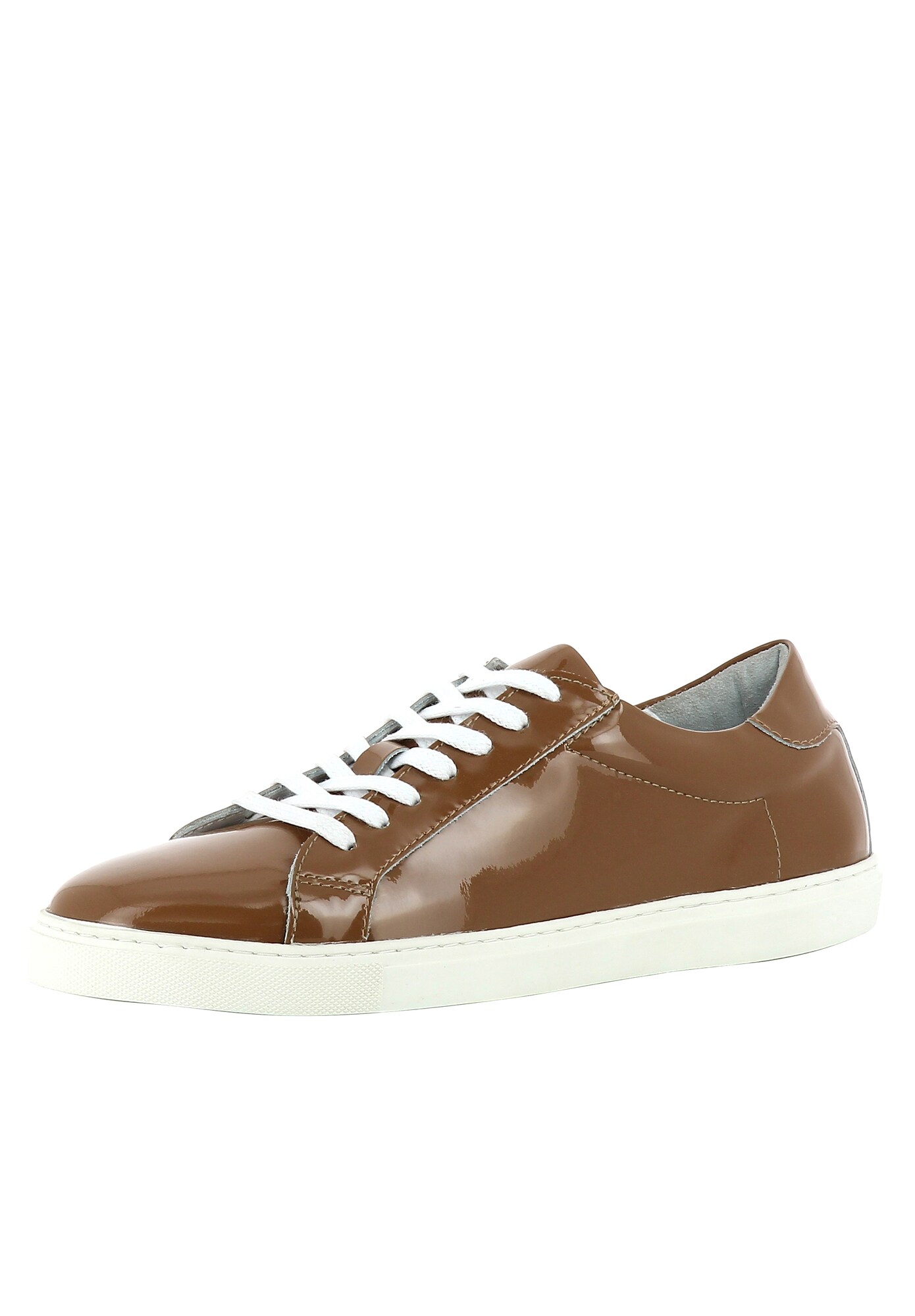Evita Dames Sneakers Laag Bruin Wit evita kopen in de aanbieding