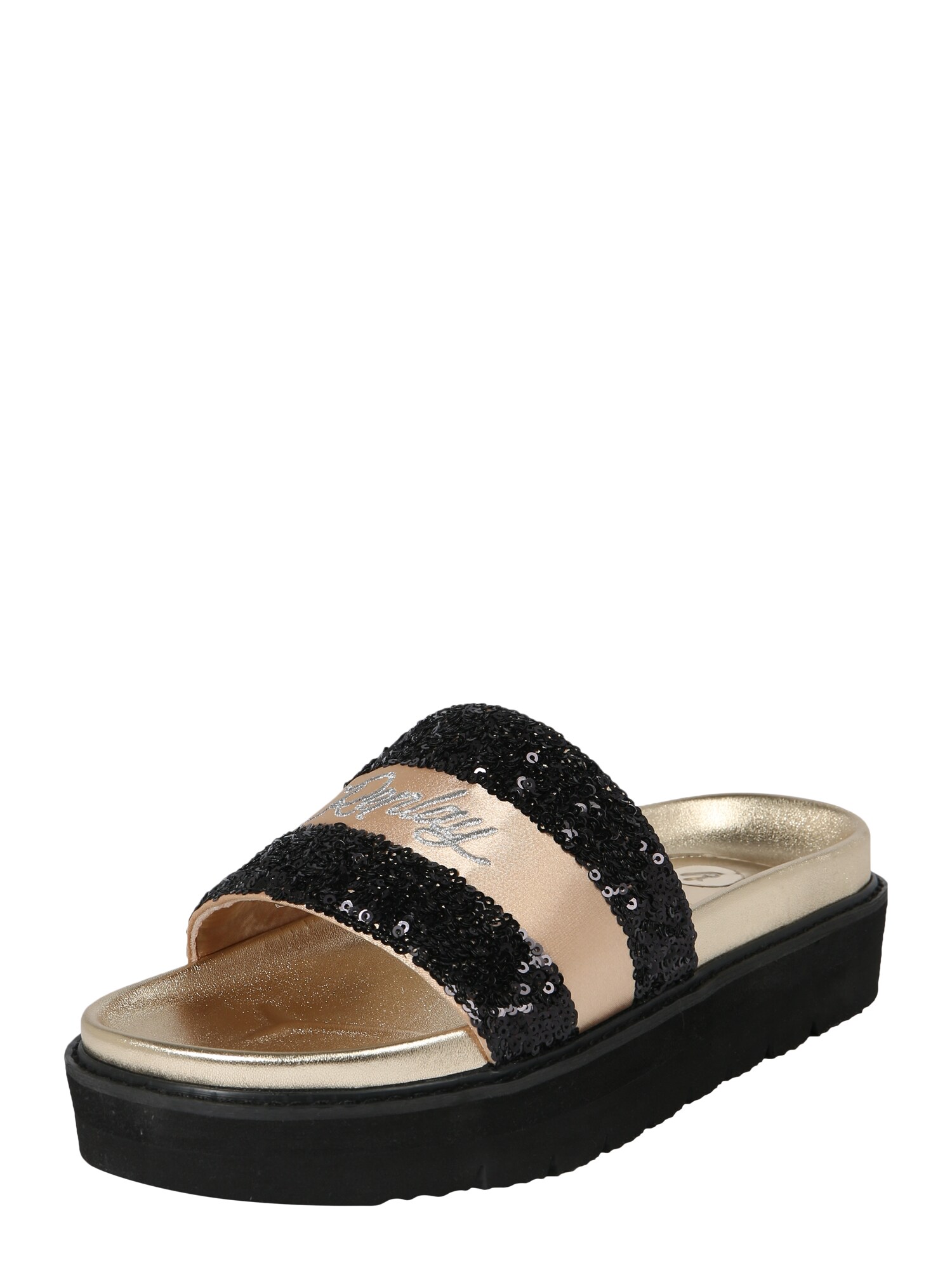 Replay Dames Muiltjes Debby Goud Zwart replay kopen in de aanbieding