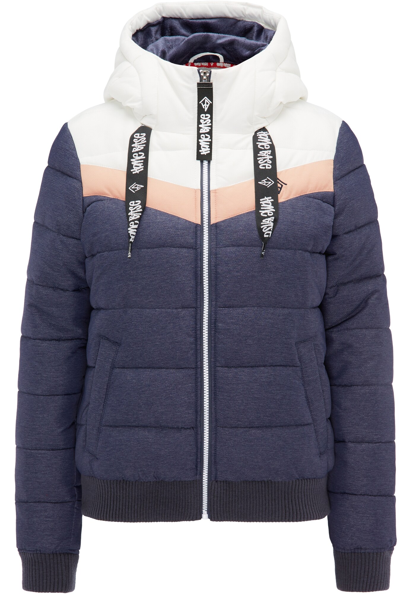 Homebase Dames Winterjas Marine Perzik Wit homebase kopen in de aanbieding