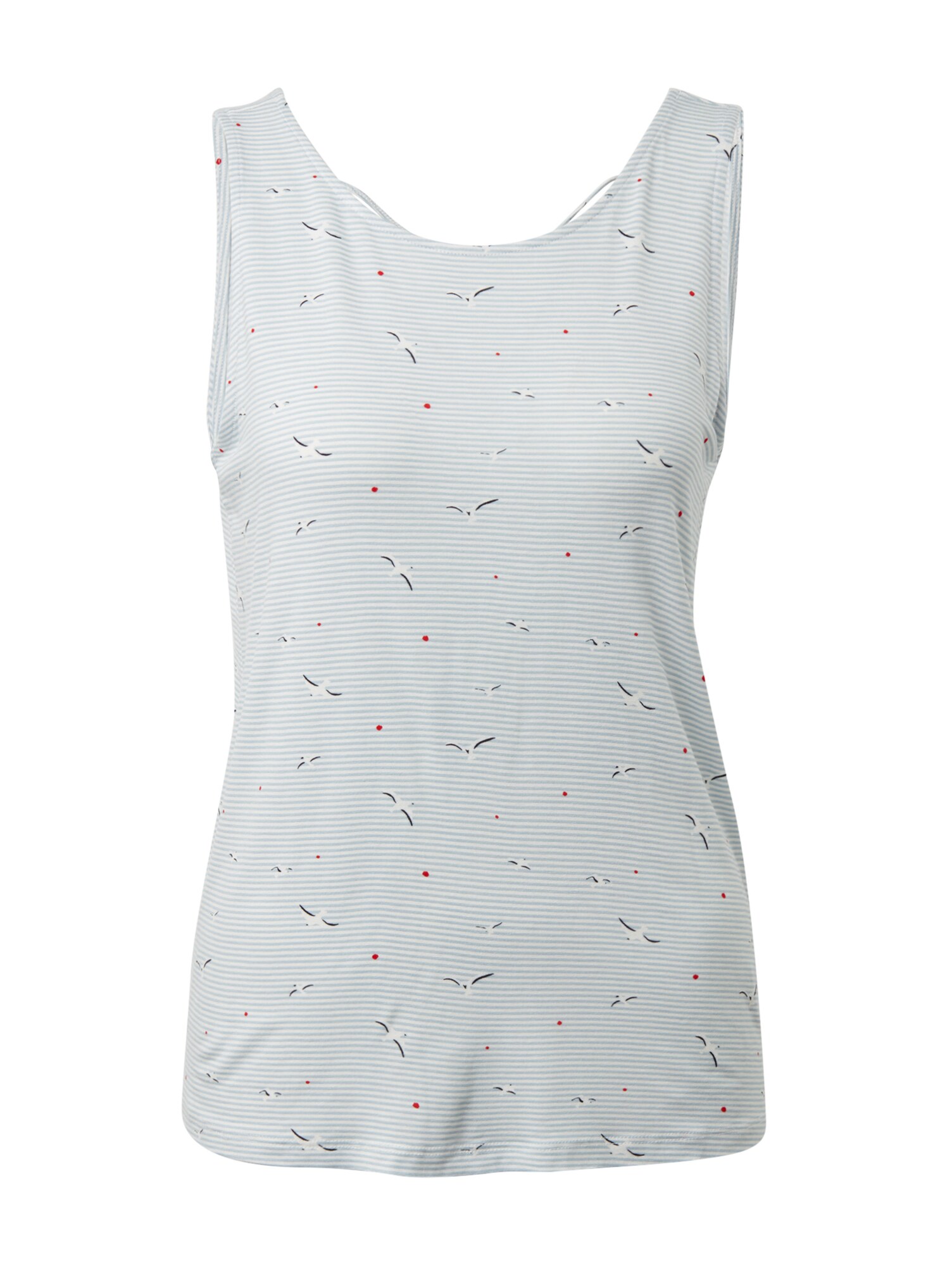 Tom Tailor Denim Dames Top Lichtgrijs tom tailor denim kopen in de aanbieding