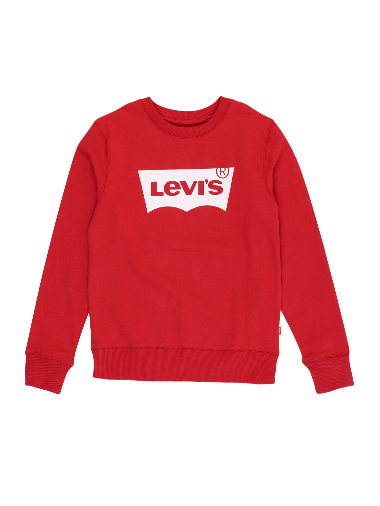 LEVI'S Megztinis be užsegimo 'Batwing Crewneck'  balta / raudona