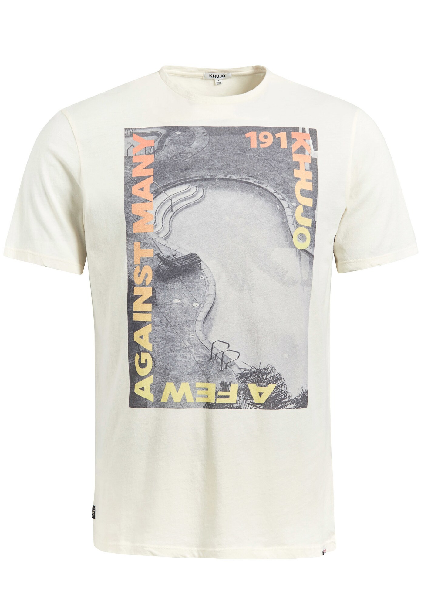 Khujo Heren Shirt Uslo Poolsquare Wit khujo kopen in de aanbieding