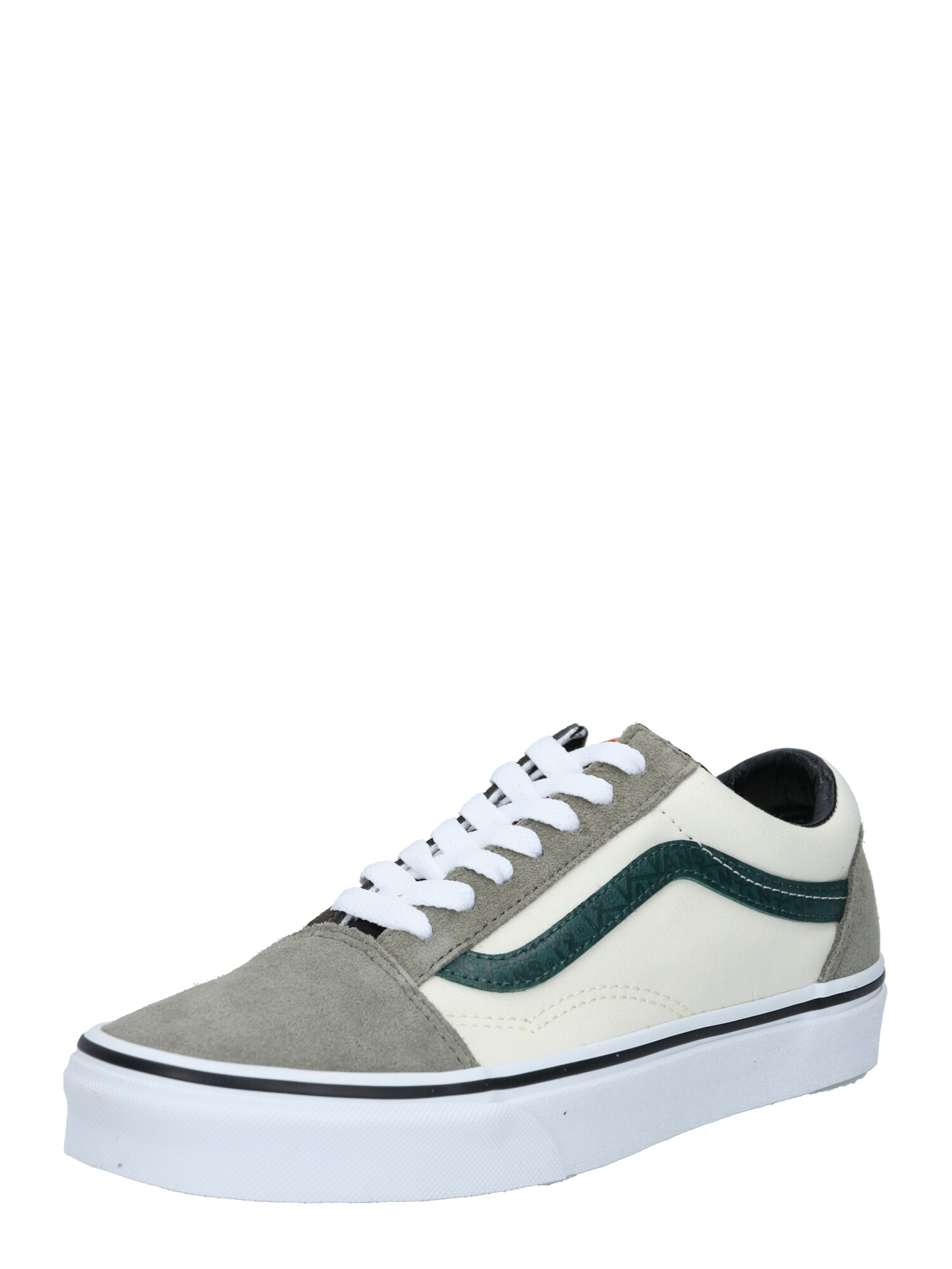 VANS Sportbačiai be auliuko 'Old Skool'  pilka / smaragdinė spalva / balta