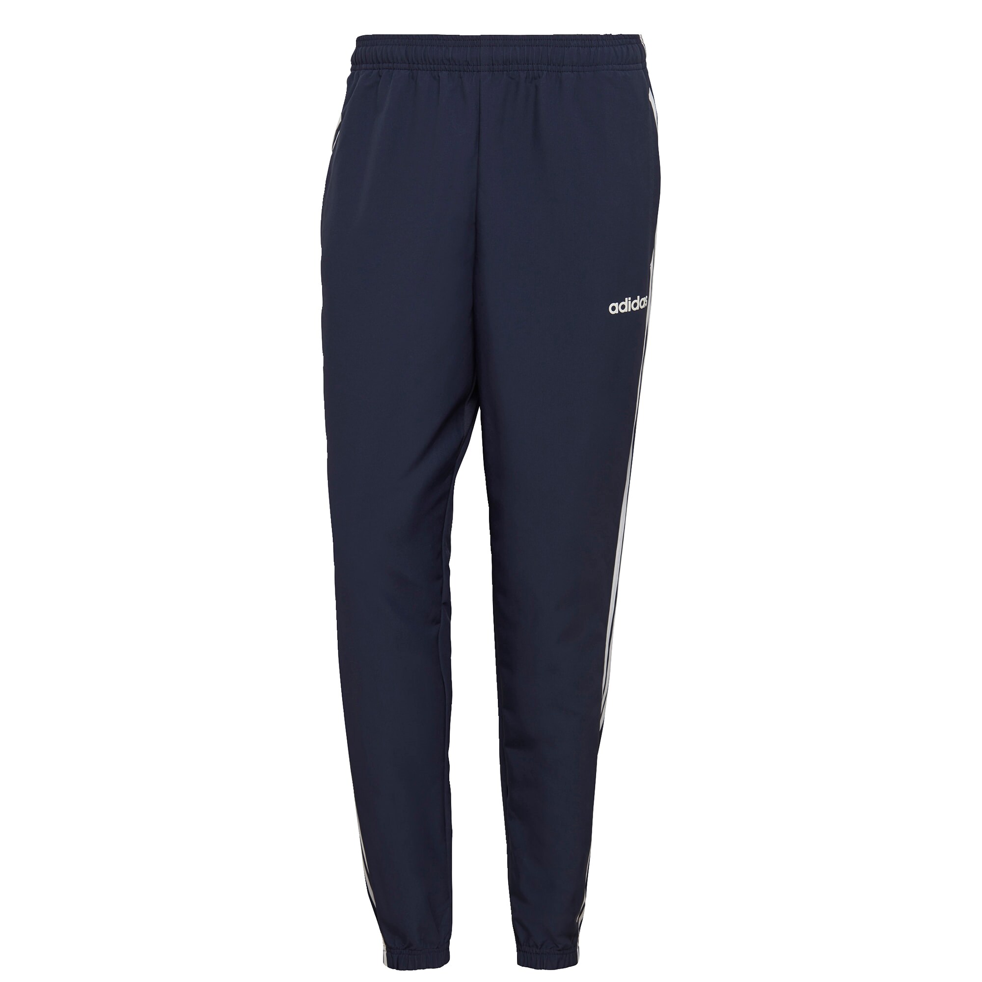 ADIDAS PERFORMANCE Sportinės kelnės 'Essential Wind'  balta / tamsiai mėlyna