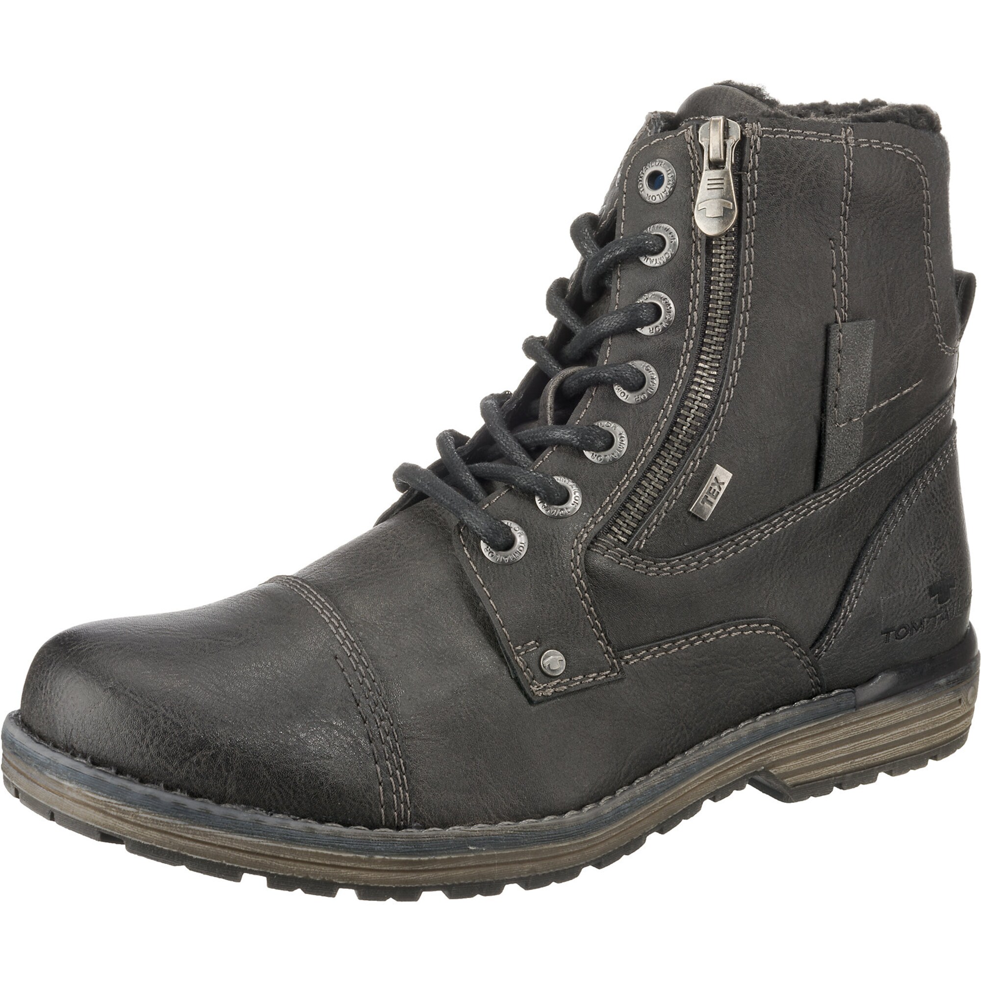 TOM TAILOR Winterstiefel dunkelgrau