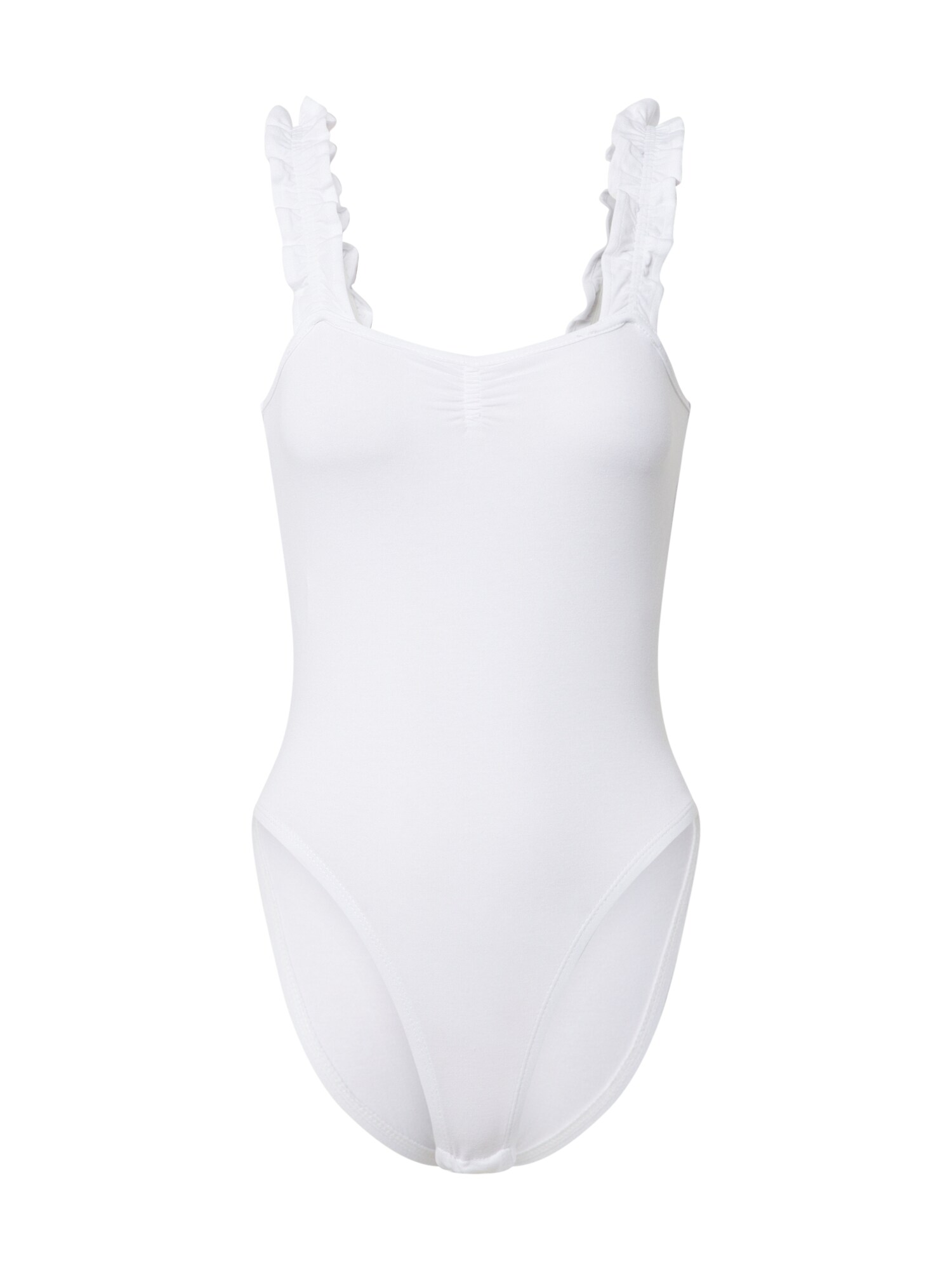 Miss Selfridge Marškinėliai-glaustinukė  balta