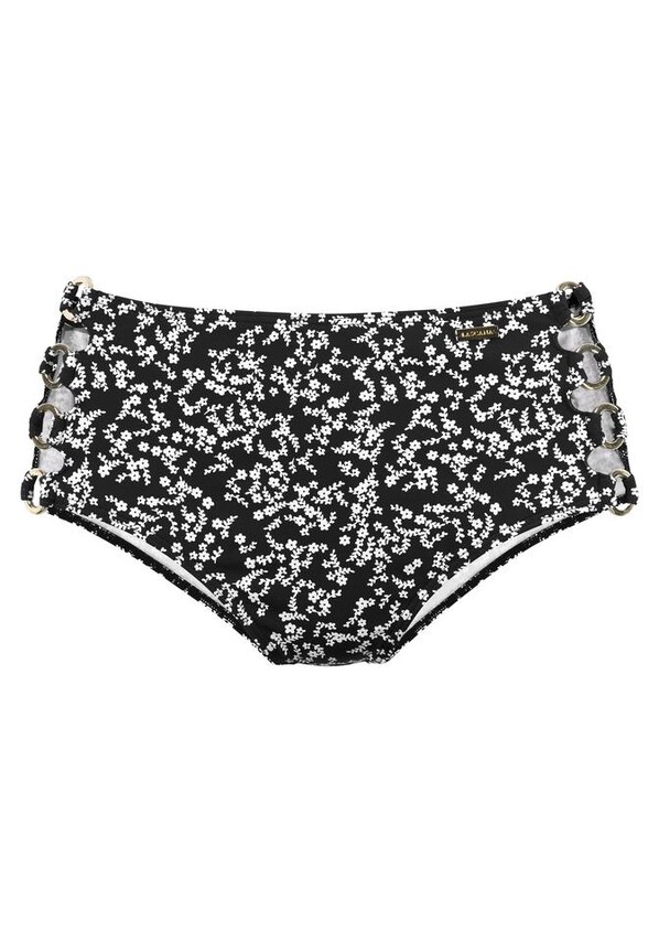 LASCANA, Bikini nadrágok 'Meadow', fekete, 1 kép a 4 közül