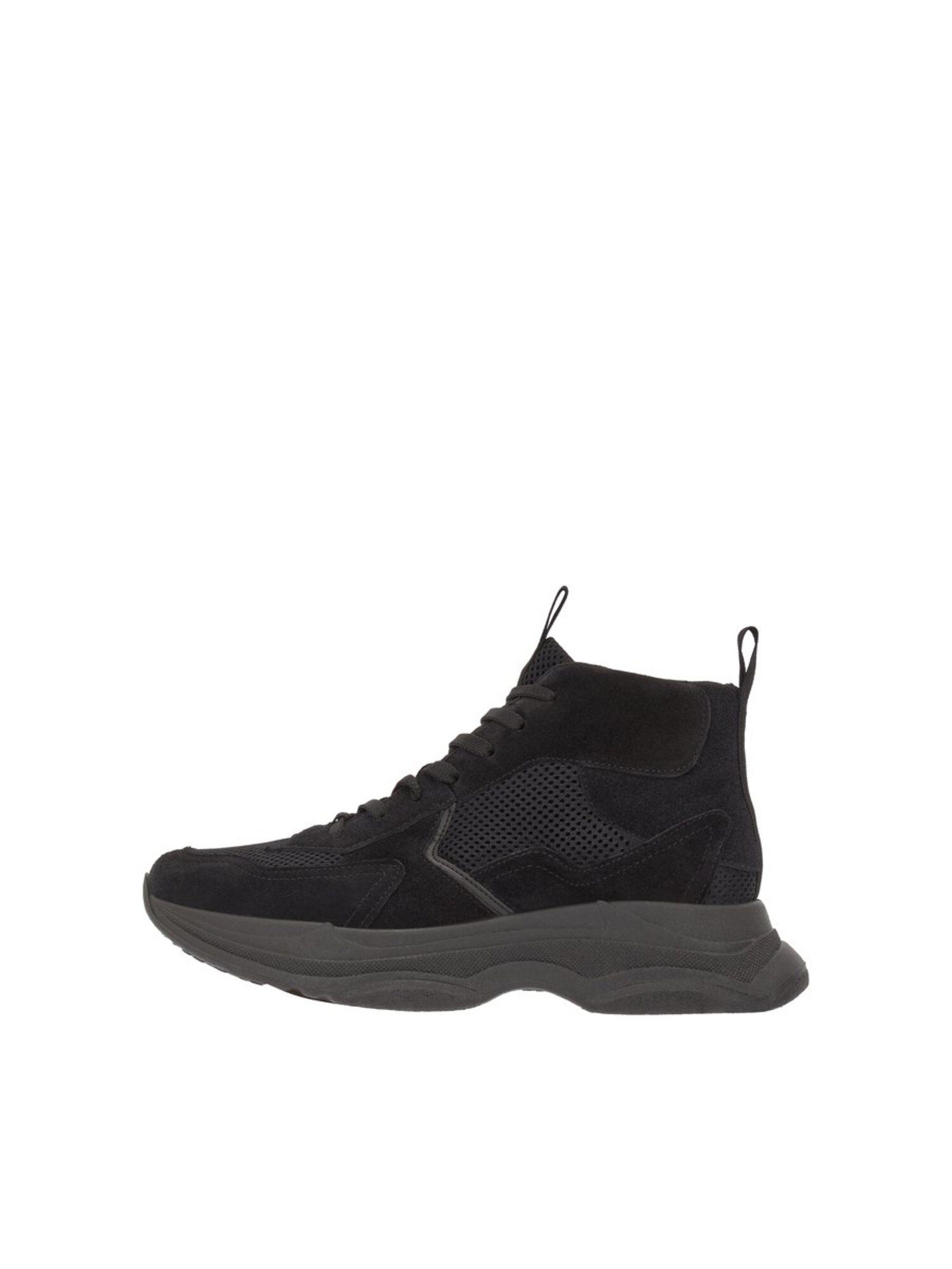 Bianco Dames Sneakers Hoog Alia Zwart bianco kopen in de aanbieding