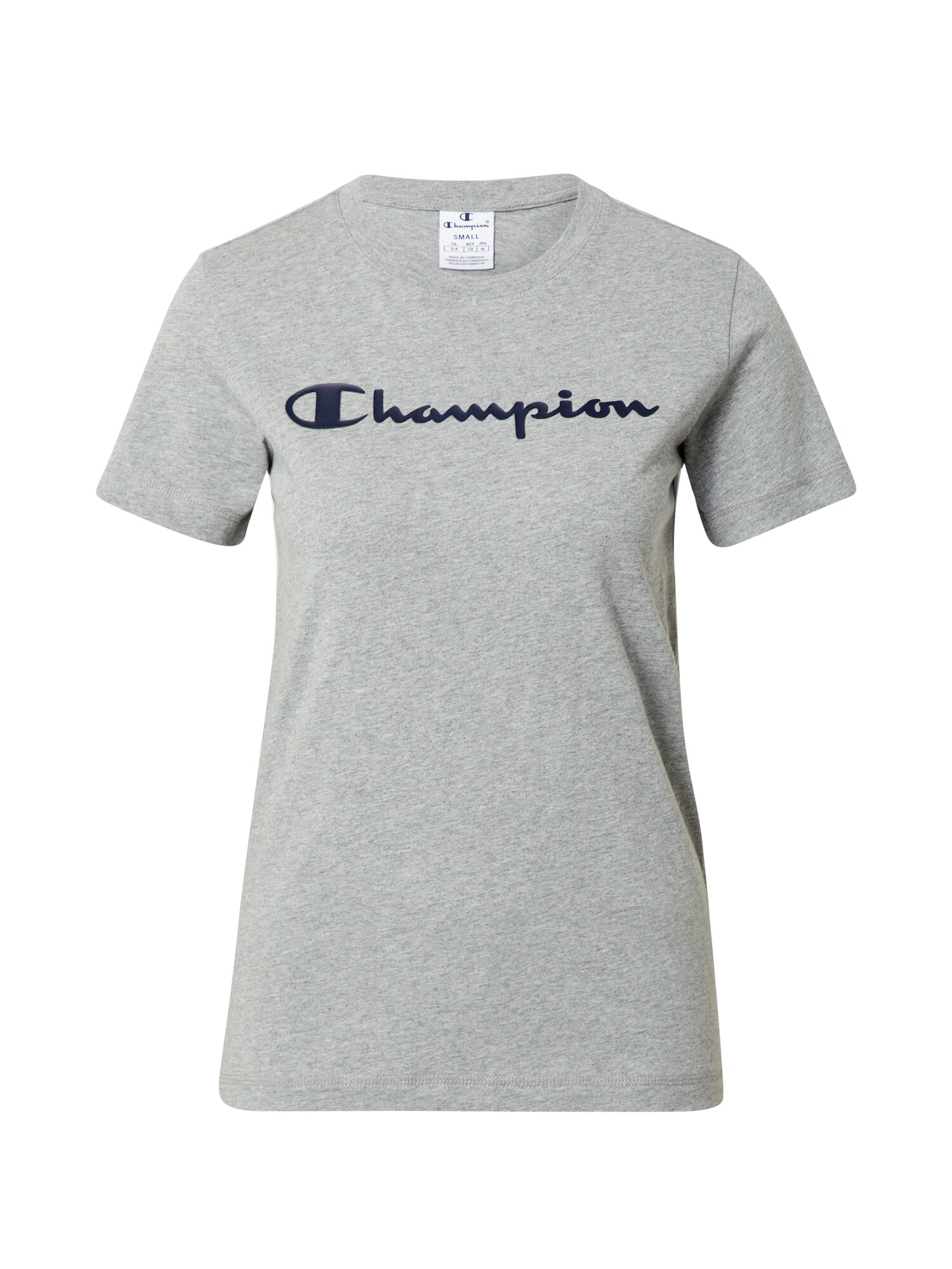 Champion Authentic Athletic Apparel Marškinėliai  mėlyna / margai pilka