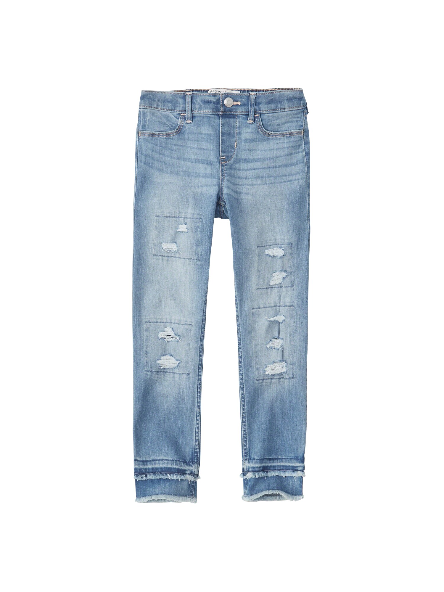 Abercrombie Fitch Meisjes Jeans Sb19 J2 Fash Ankle Pojl 3Cc Blauw Denim abercrombie fitch kopen in de aanbieding
