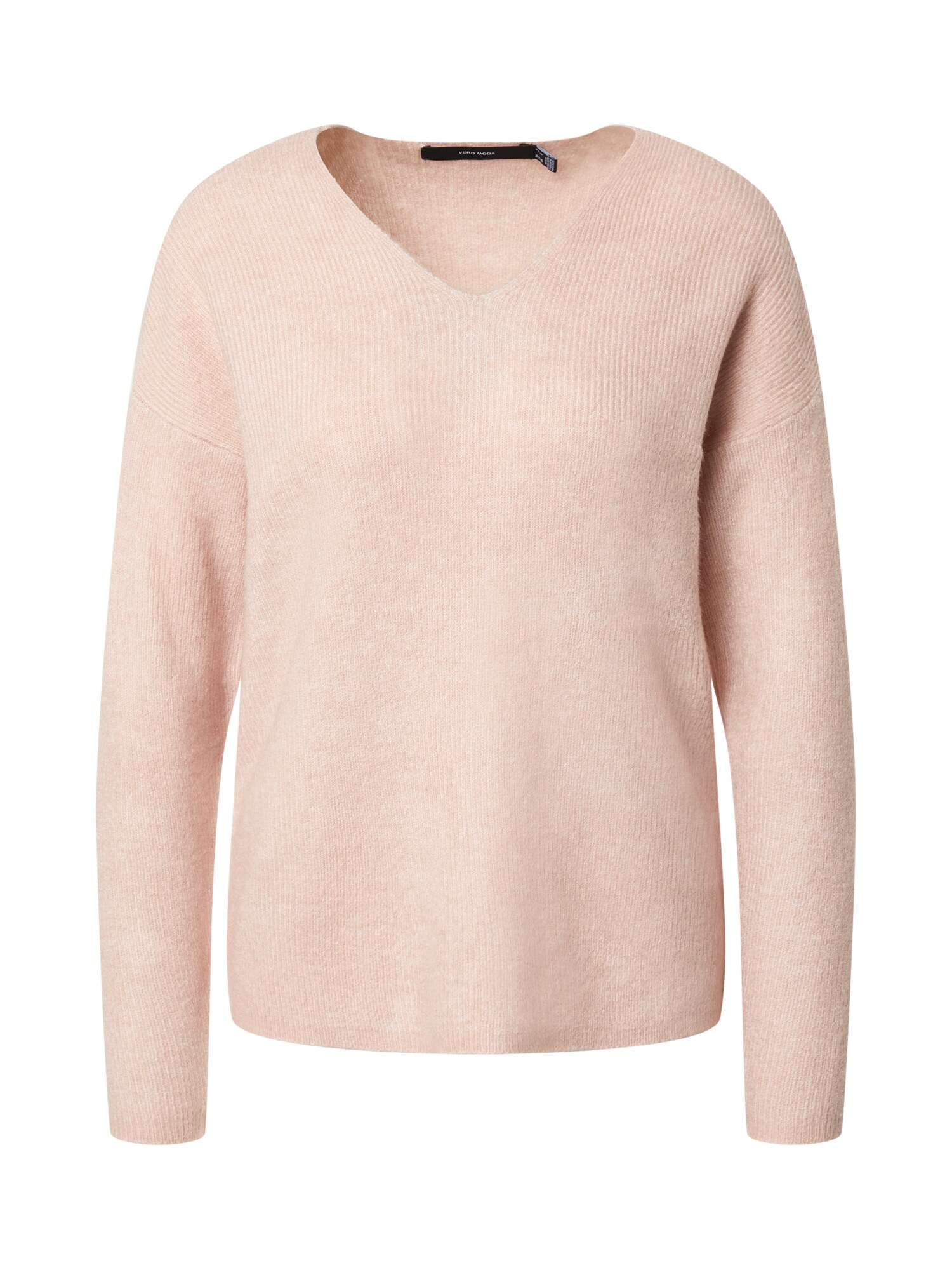 VERO MODA Megztinis 'CREWLEFILE'  pastelinė rožinė