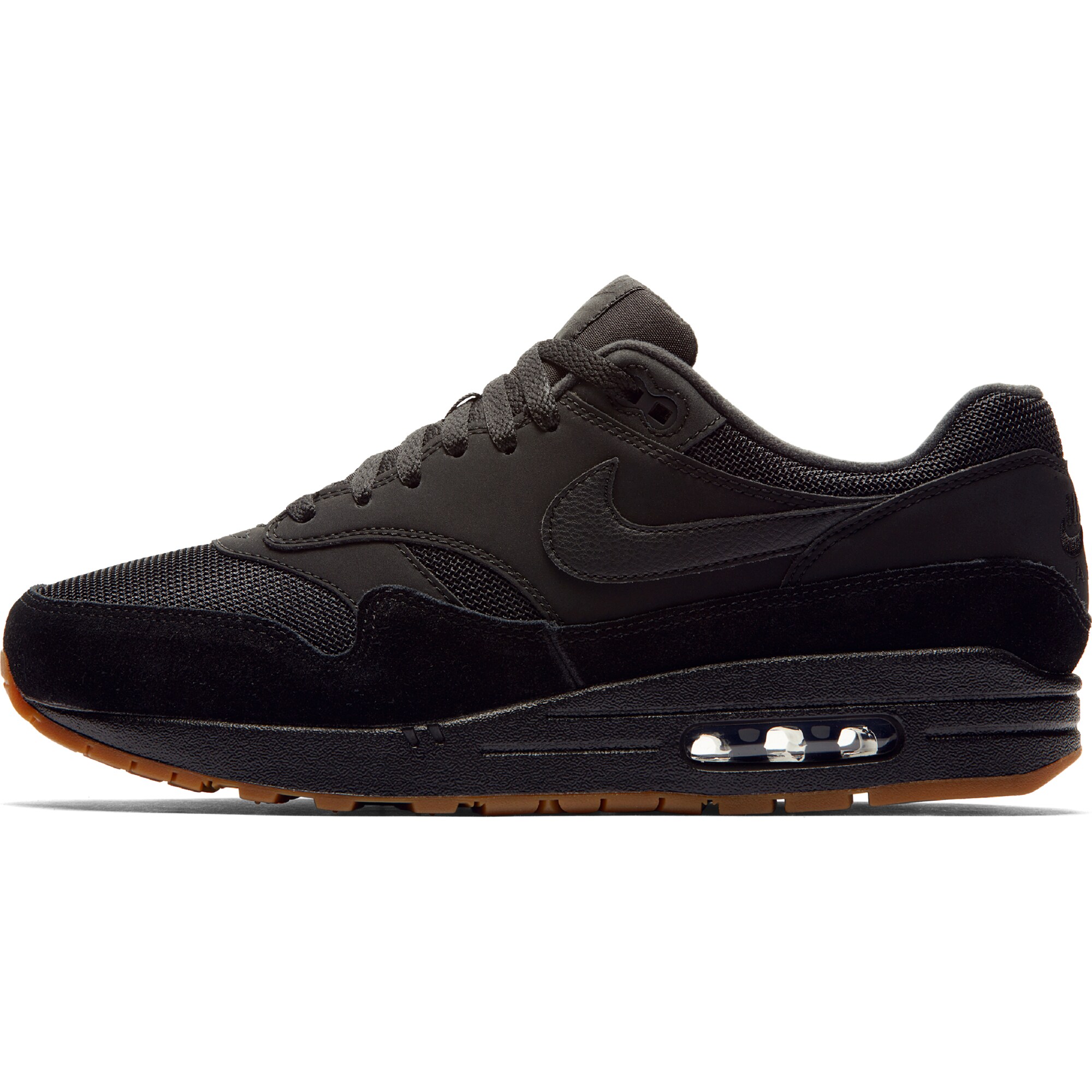 Nike Sportswear Heren Sneakers Laag Air Max 1 Zwart nike kopen in de aanbieding