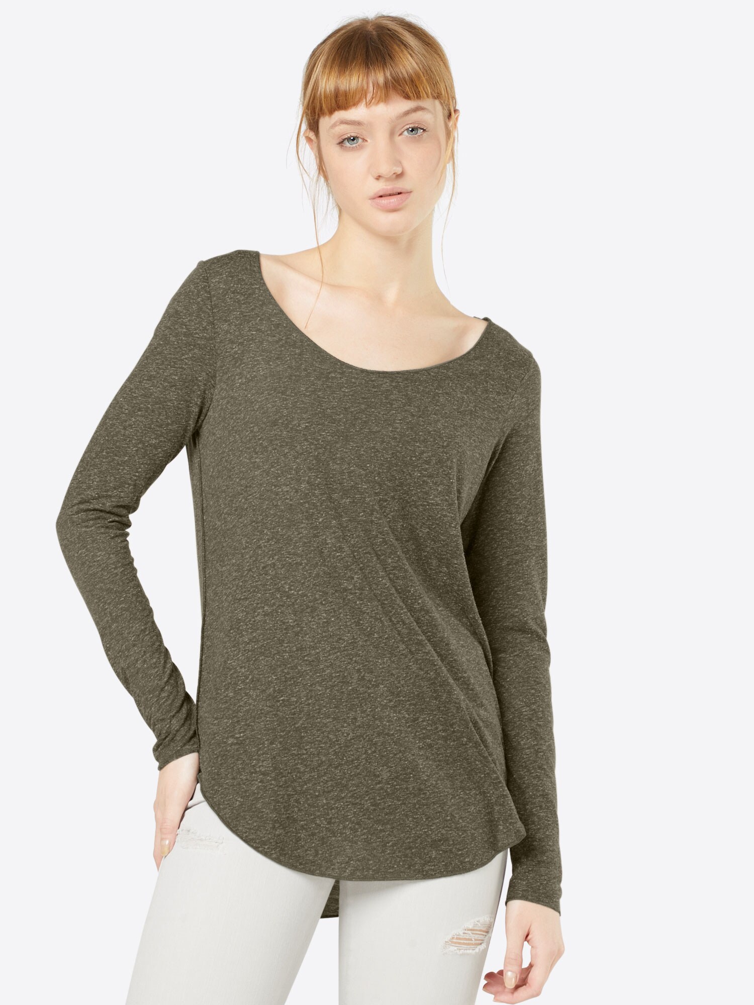 VERO MODA Tričko 'LUA' hnedá melírovaná (obrázok 3)