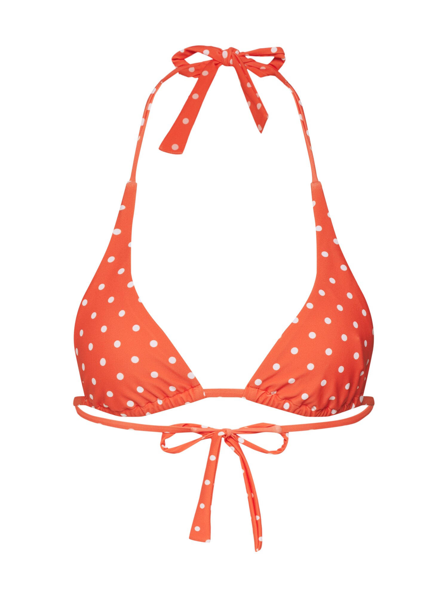 CATWALK JUNKIE Bikinio viršutinė dalis 'S DOTS TOP '  oranžinė / balta