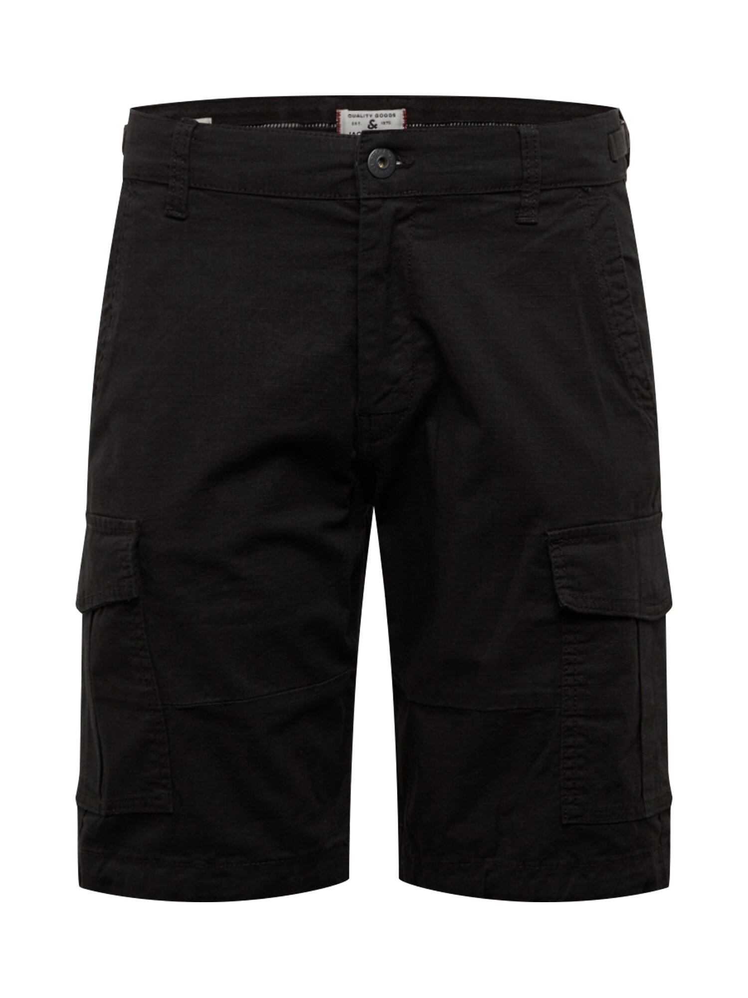 JACK & JONES Laisvo stiliaus kelnės 'Alfa'  juoda
