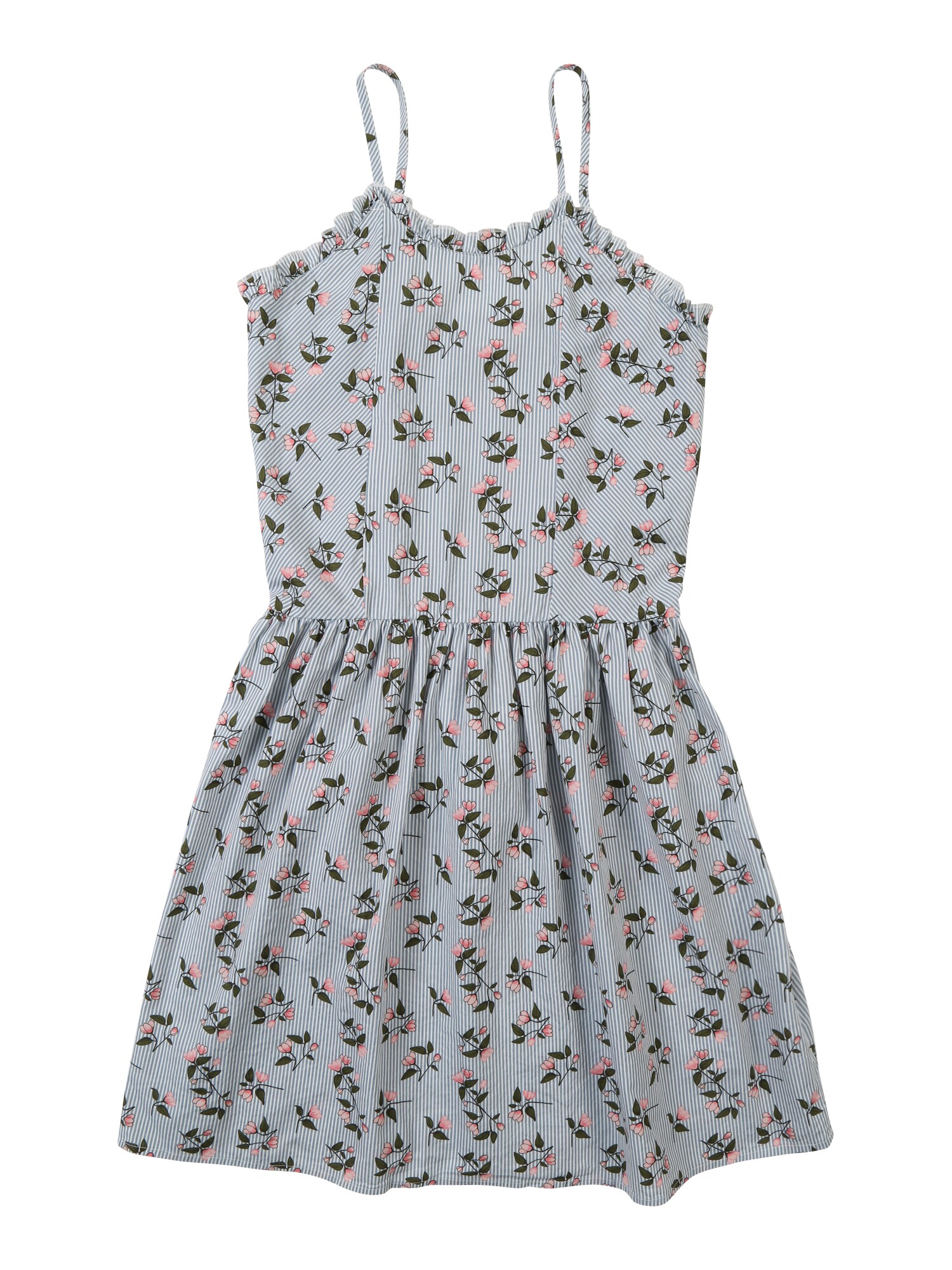 Name It Meisjes Jurk Blauw Rosa Wit name it kopen in de aanbieding