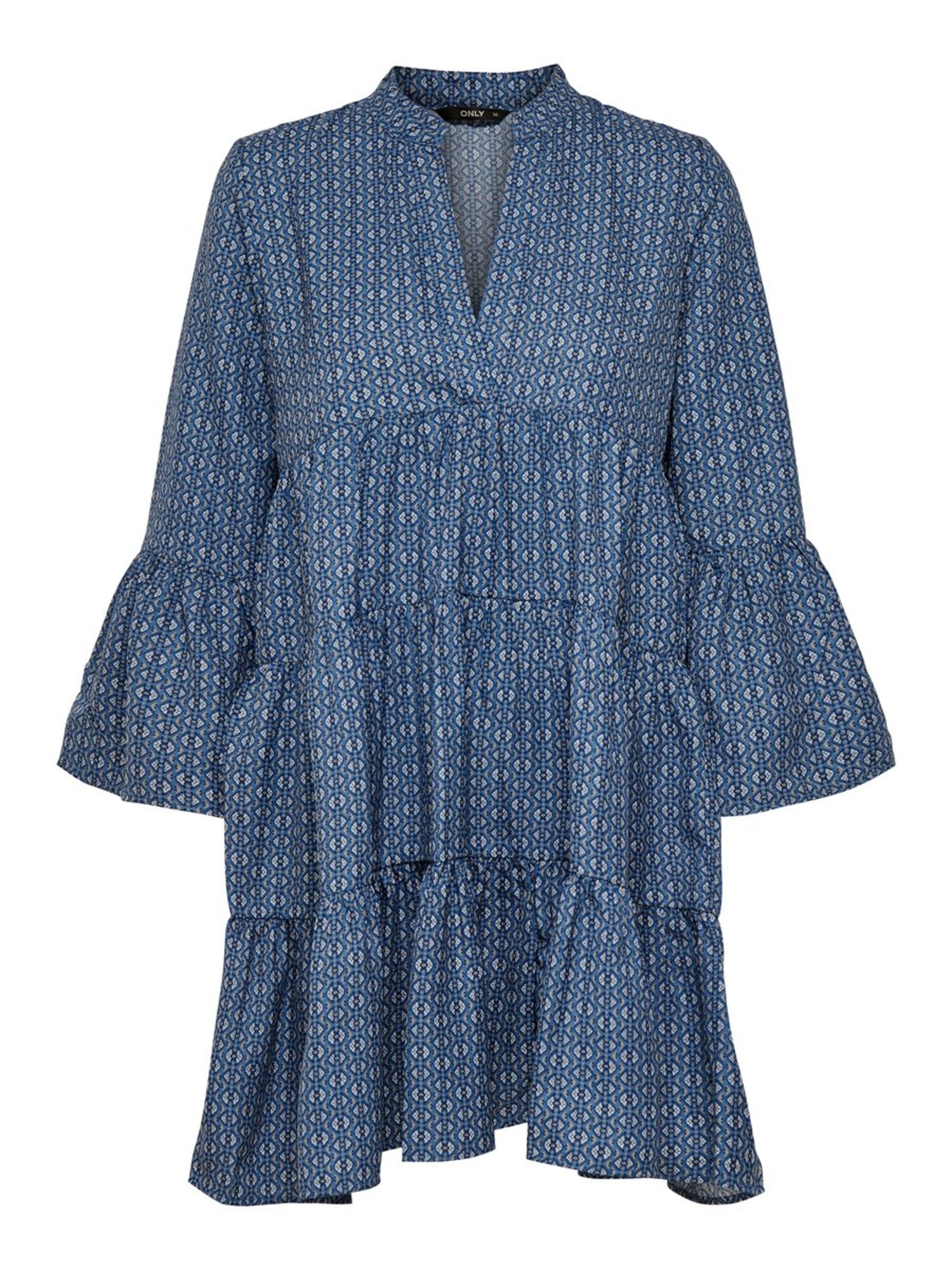 Only Dames Blousejurk Blauw Gemengde Kleuren only kopen in de aanbieding