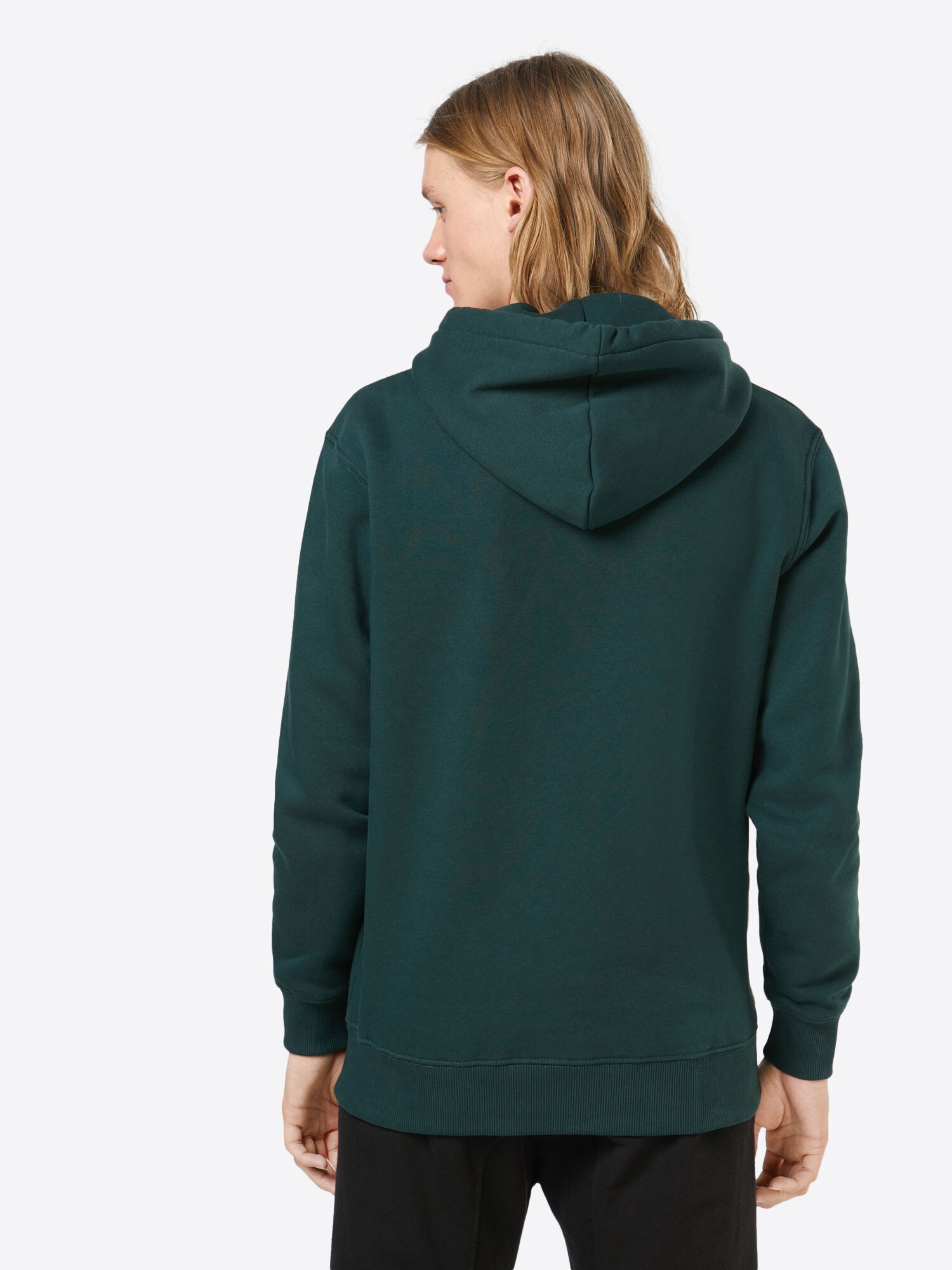 ALPHA INDUSTRIES Mikina jedľová / mandarínková / červená / biela (obrázok 3)