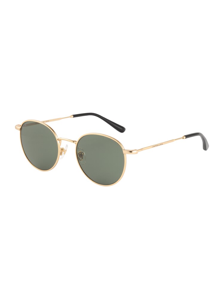 Kapten & Son Sonnenbrille 'London Gold Green' Herren Größe One Size gold / grün