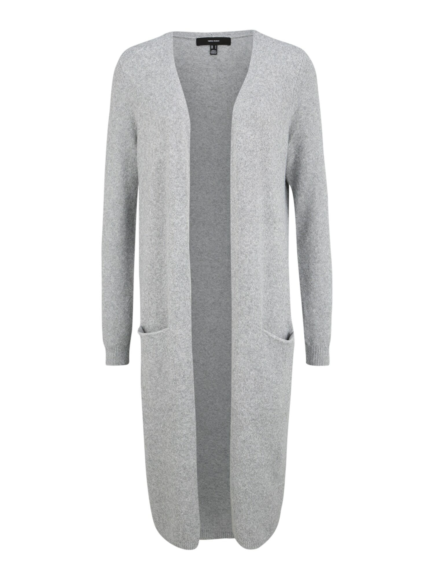 Vero Moda Tall Ilgas kardiganas 'DOFFY'  pilka