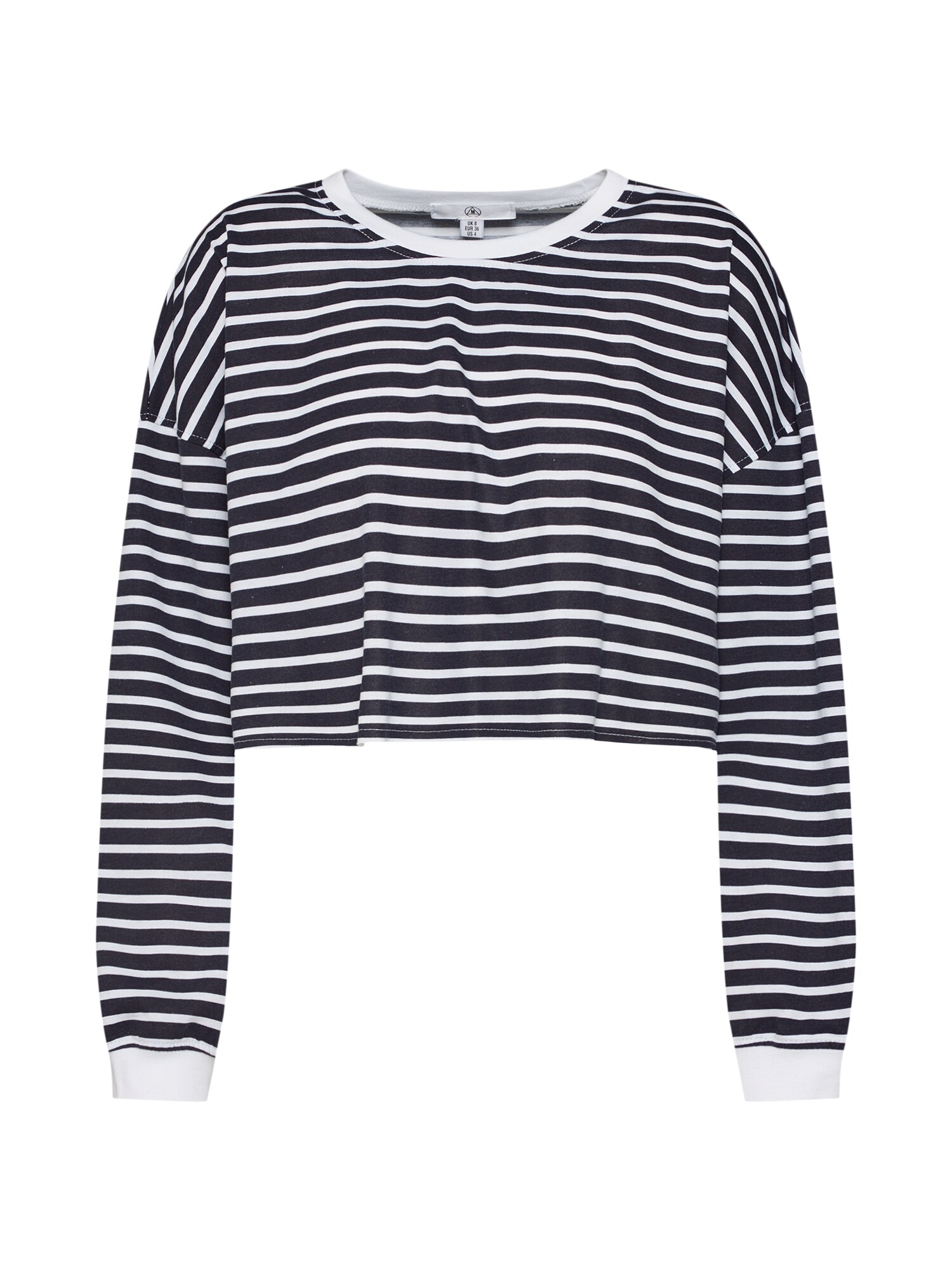 Missguided Dames Shirt Navy Wit missguided kopen in de aanbieding