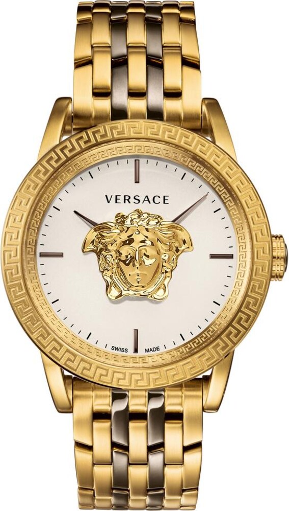 VERSACE Uhr 'Palazzo Empire, VERD00418' Herren Größe One Size gold / weiß