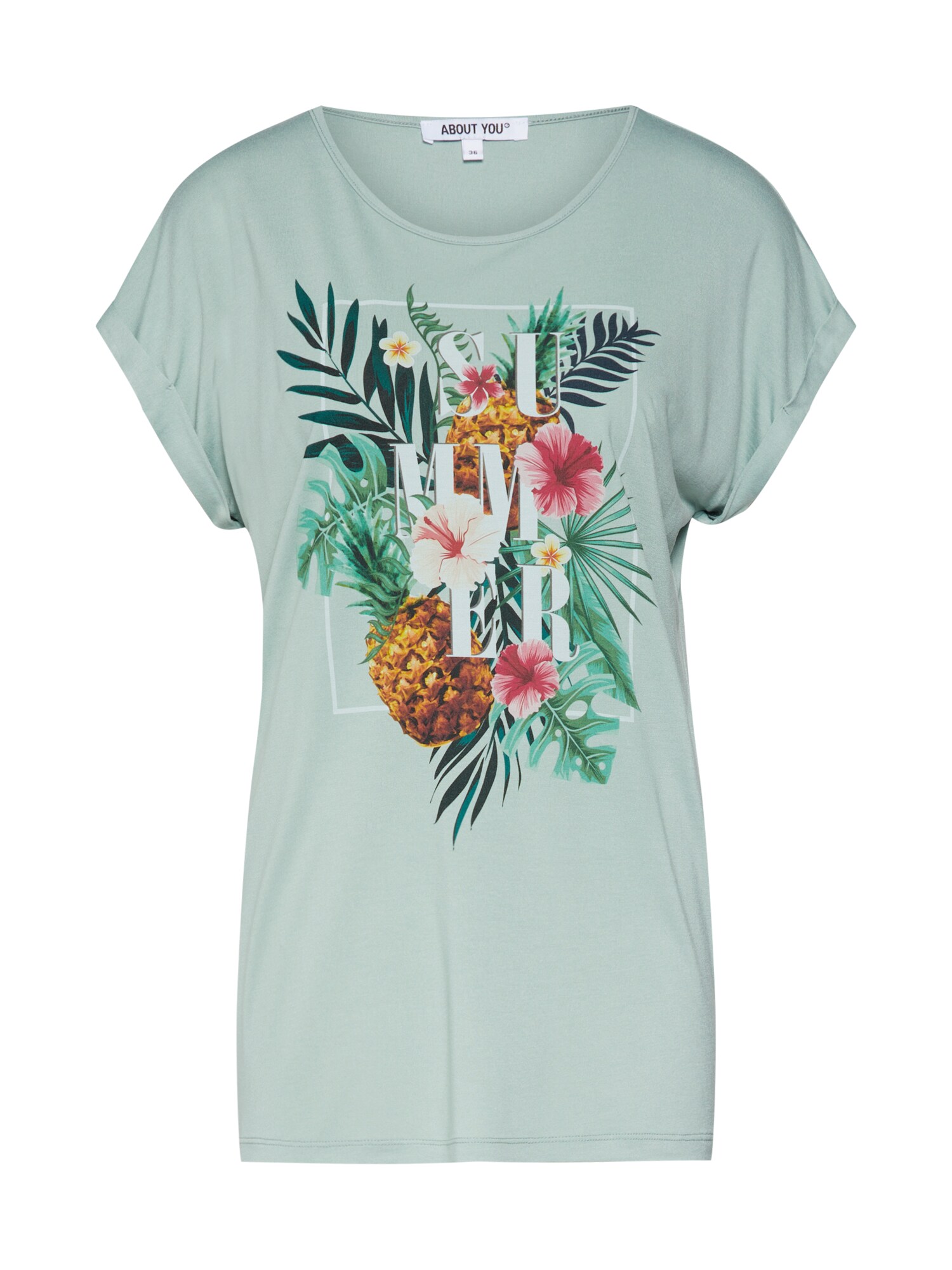 About You Dames Shirt Lexa Mintgroen about you kopen in de aanbieding