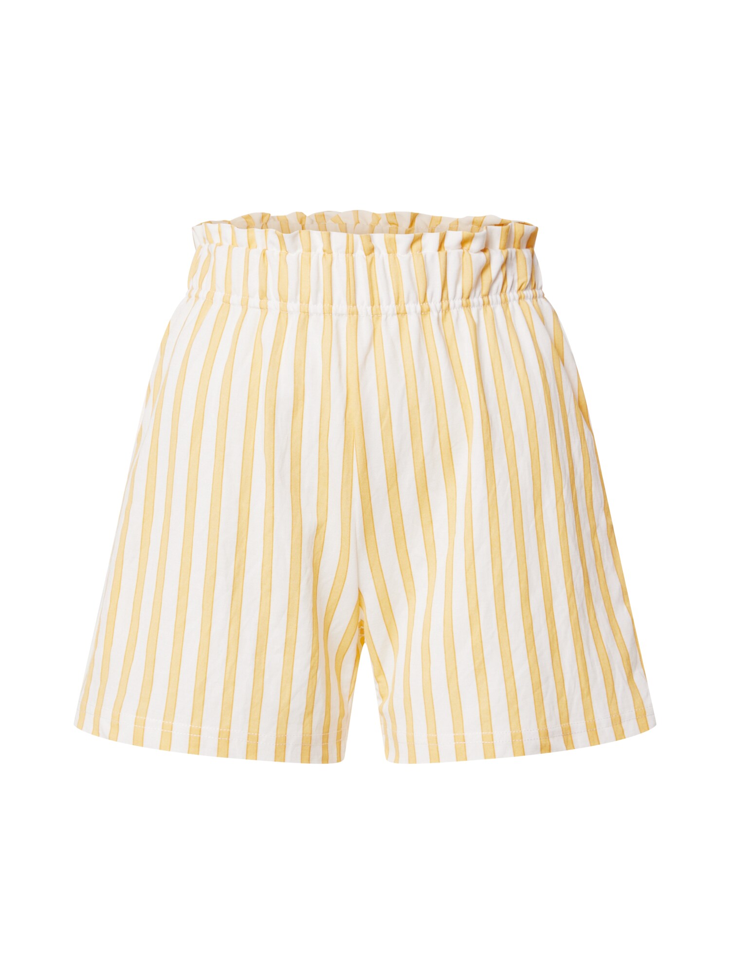 Gina Tricot Kelnės 'Kathy'  geltona / balta